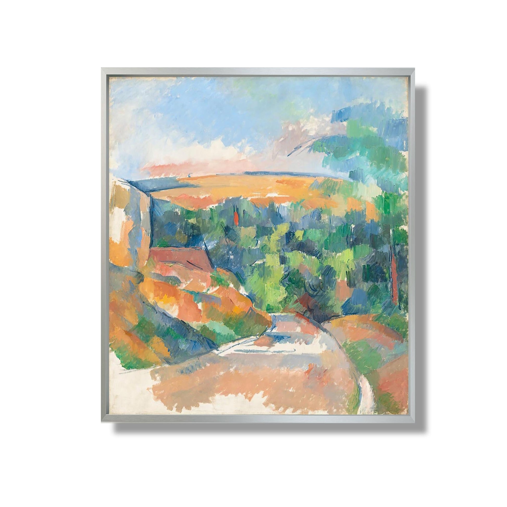 Le Virage sur la route - Paul Cézanne - Reproduction Peinture
