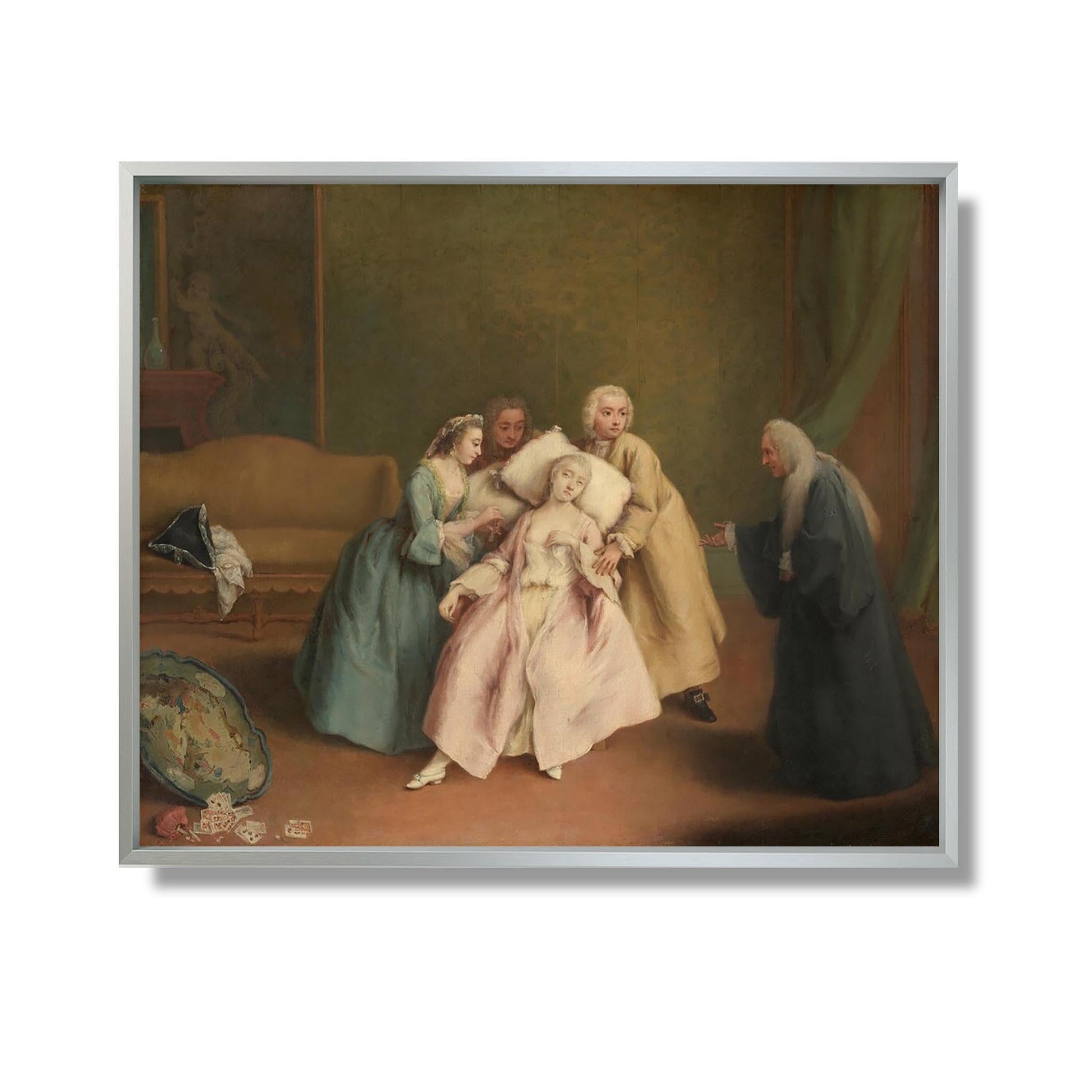 Le faible - Pietro Longhi - Reproduction Peinture