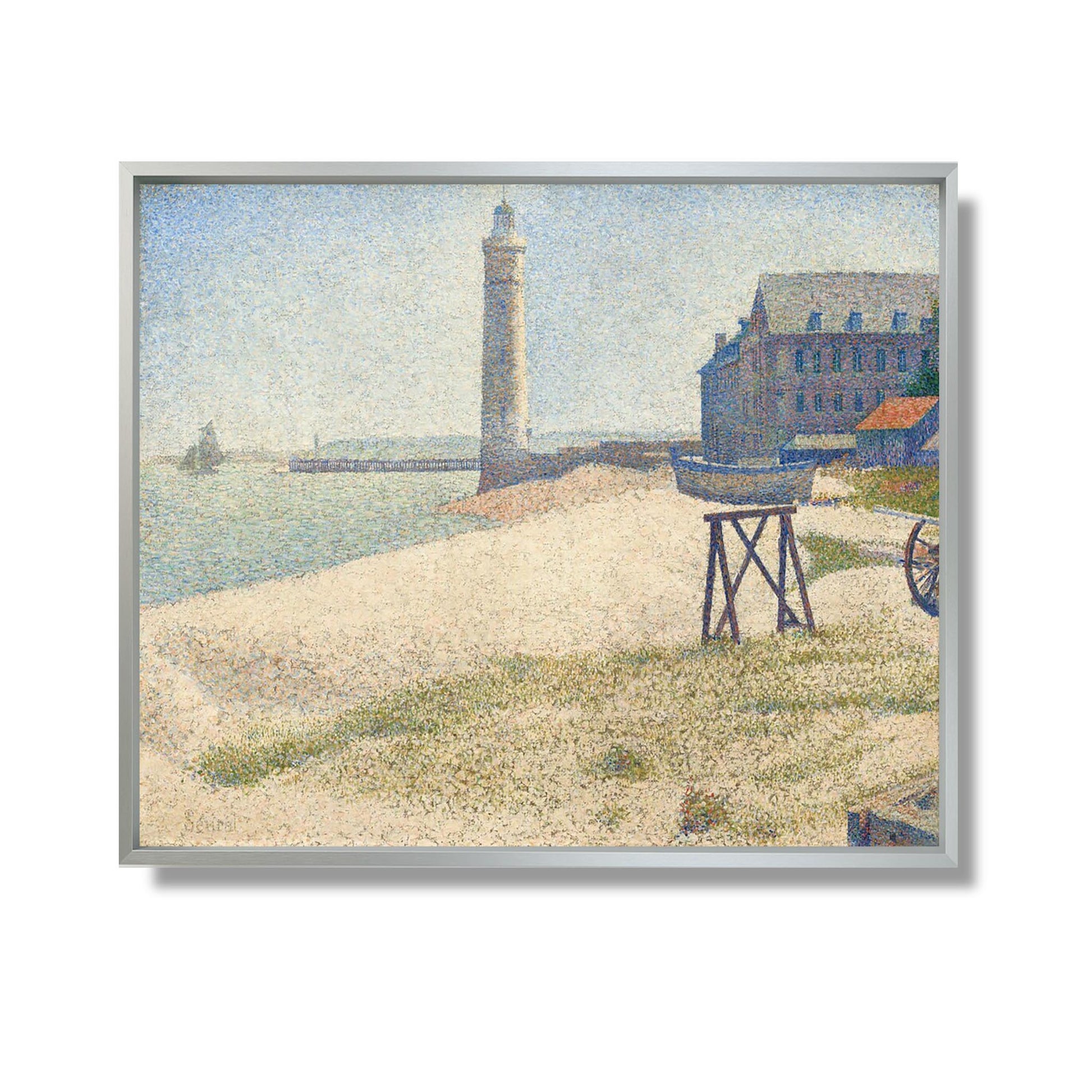 Le phare de Honfleur - Georges Seurat - Reproduction Peinture