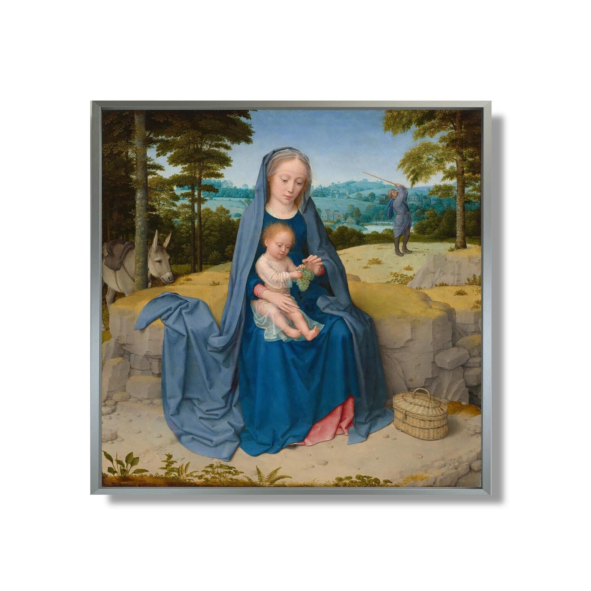 Le repos pendant la fuite en Égypte - Gerard David - Reproduction Peinture