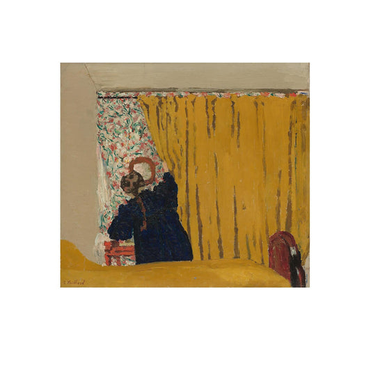 Le rideau jaune - Edouard Vuillard - Reproduction Peinture