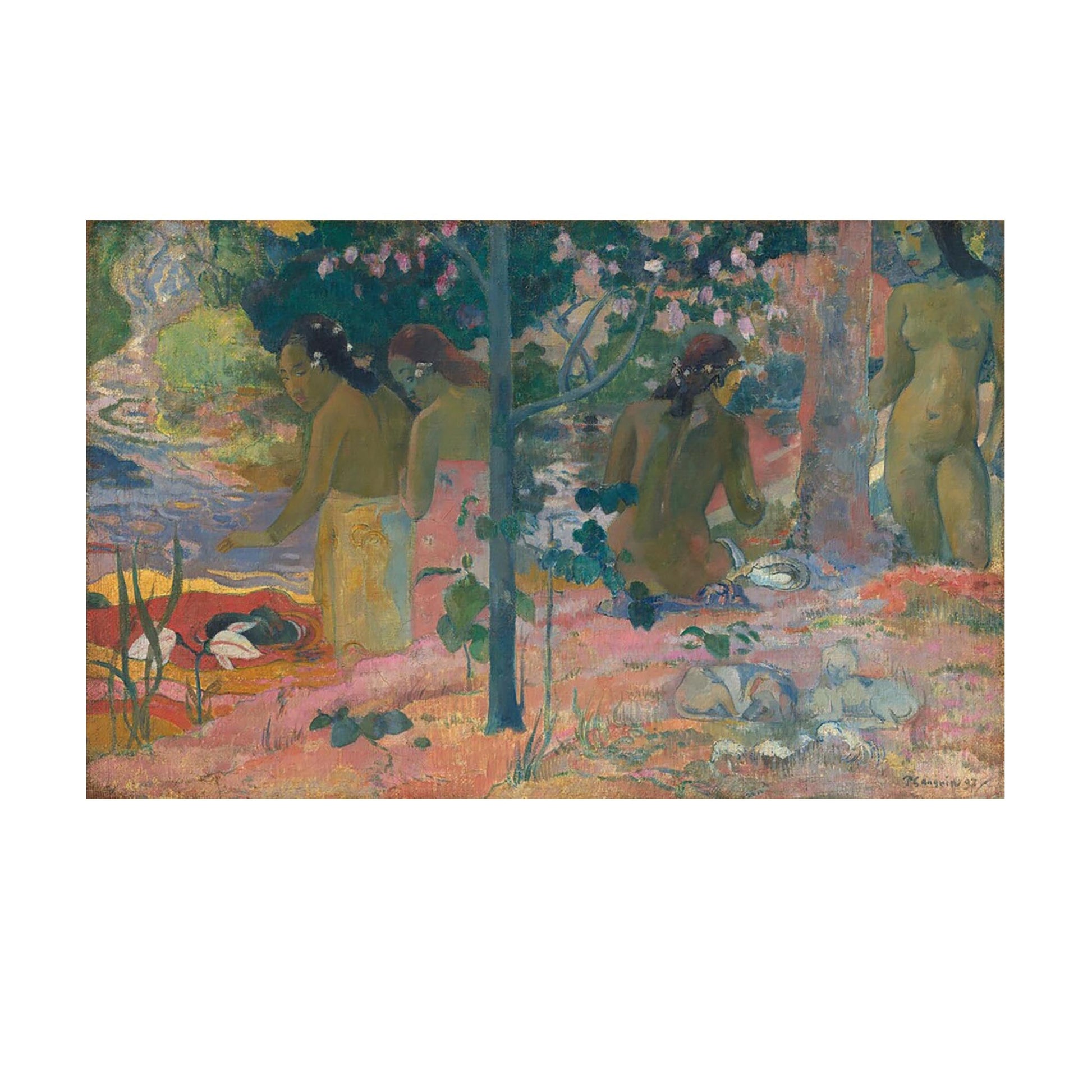 Les Baigneurs - Paul Gauguin - Reproduction Peinture