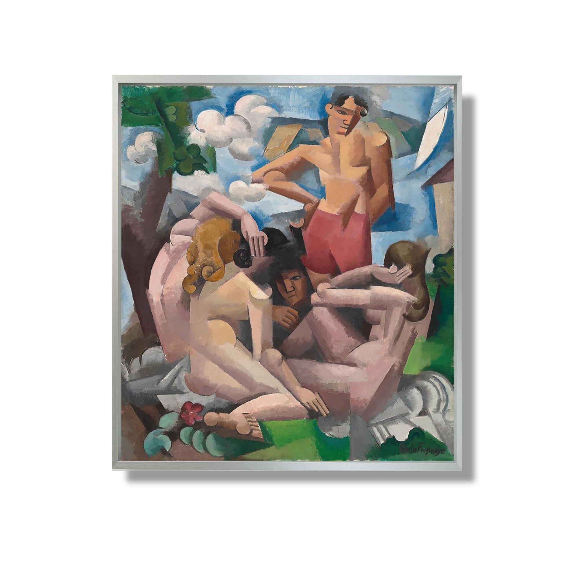 Les Baigneurs - Roger de La Fresnaye - Reproduction Peinture