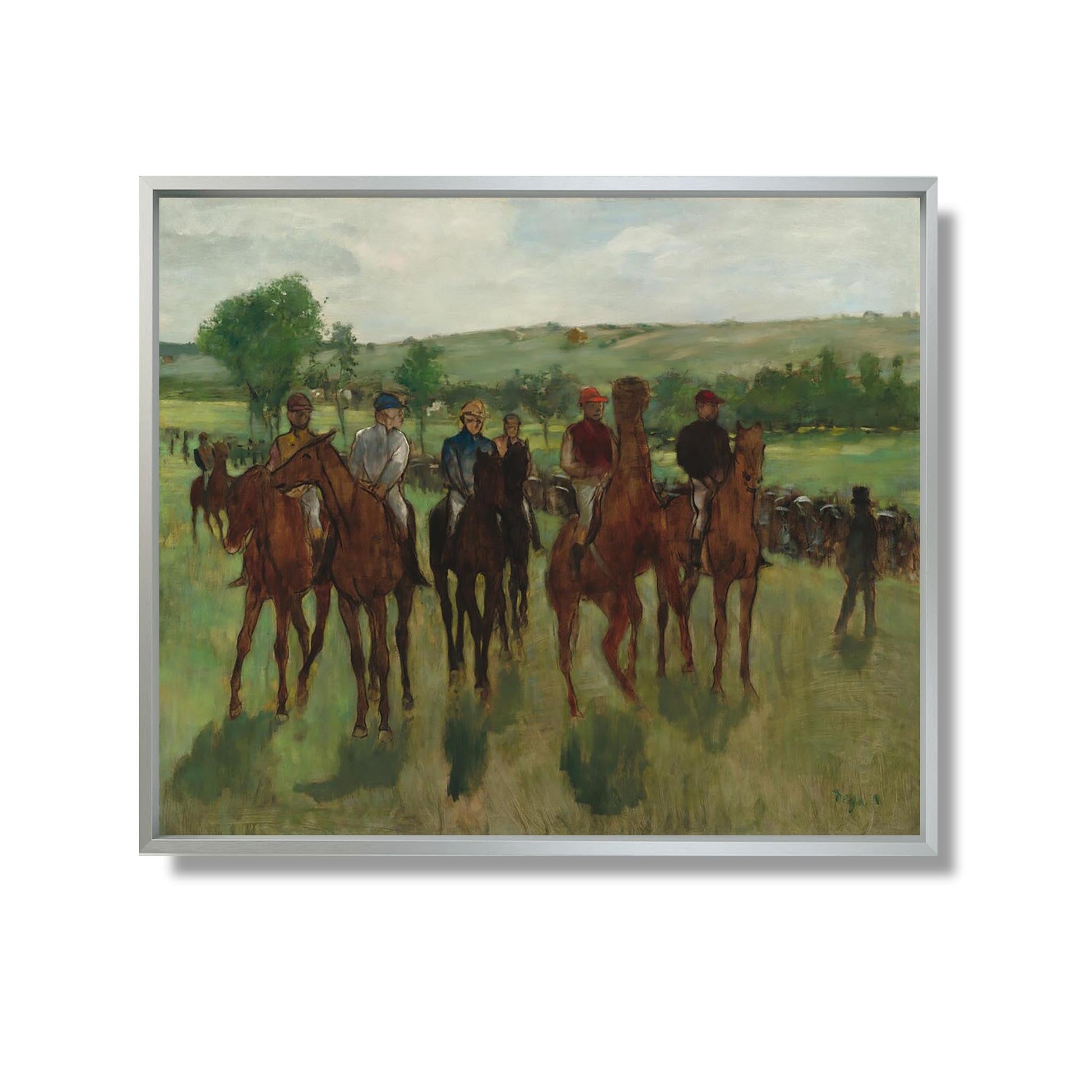 Les Cavaliers - Edgar Degas - Reproduction Peinture