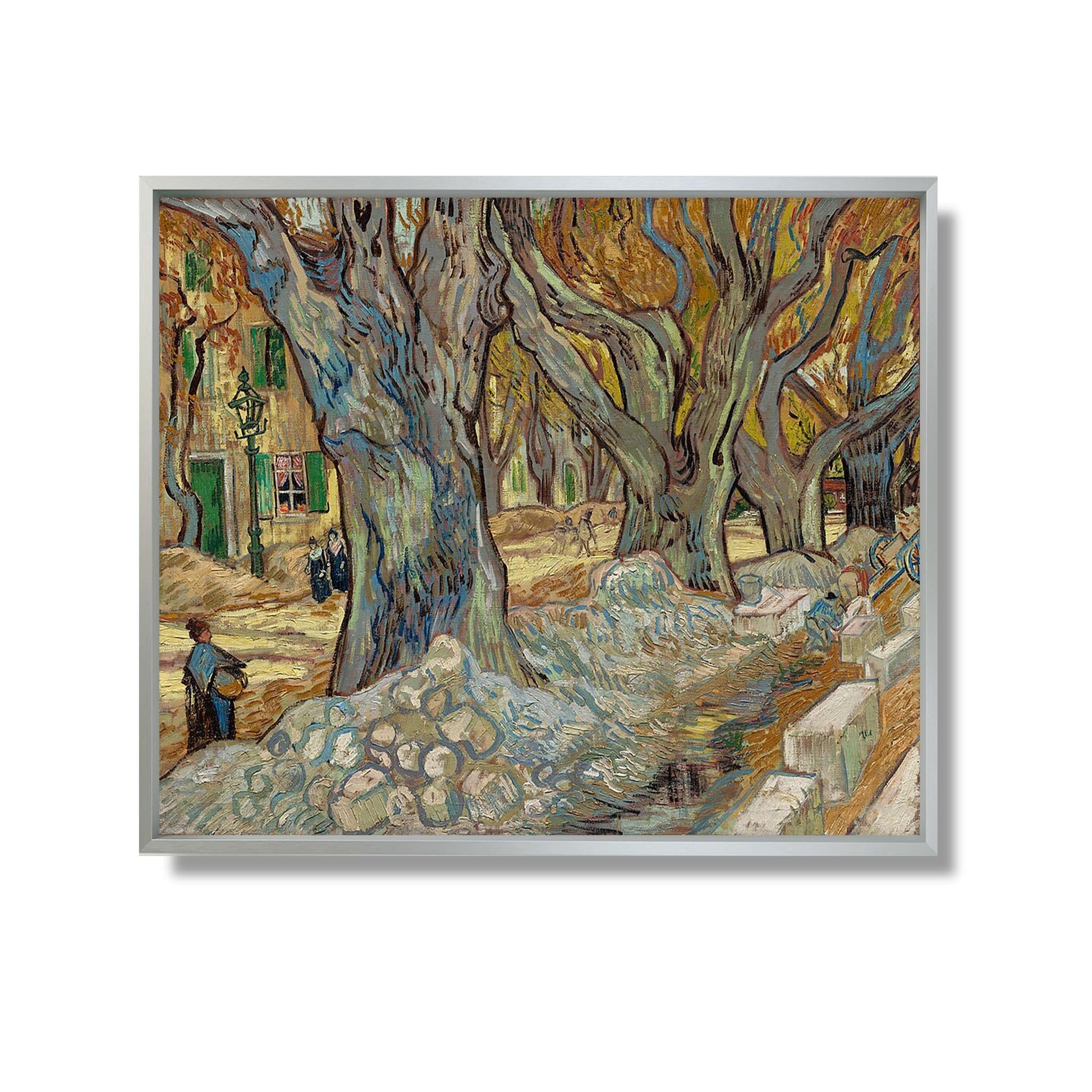 Les Larges Platanes - Vincent Van Gogh - Reproduction Peinture