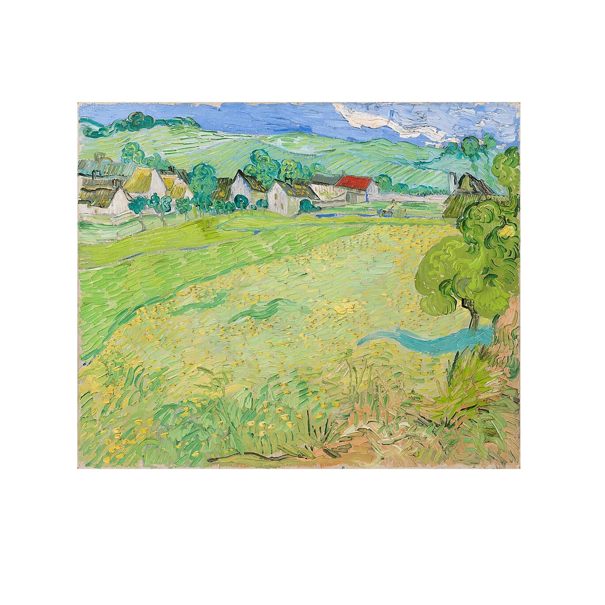 Les Vessenots à Auvers - Vincent Van Gogh - Reproduction Peinture