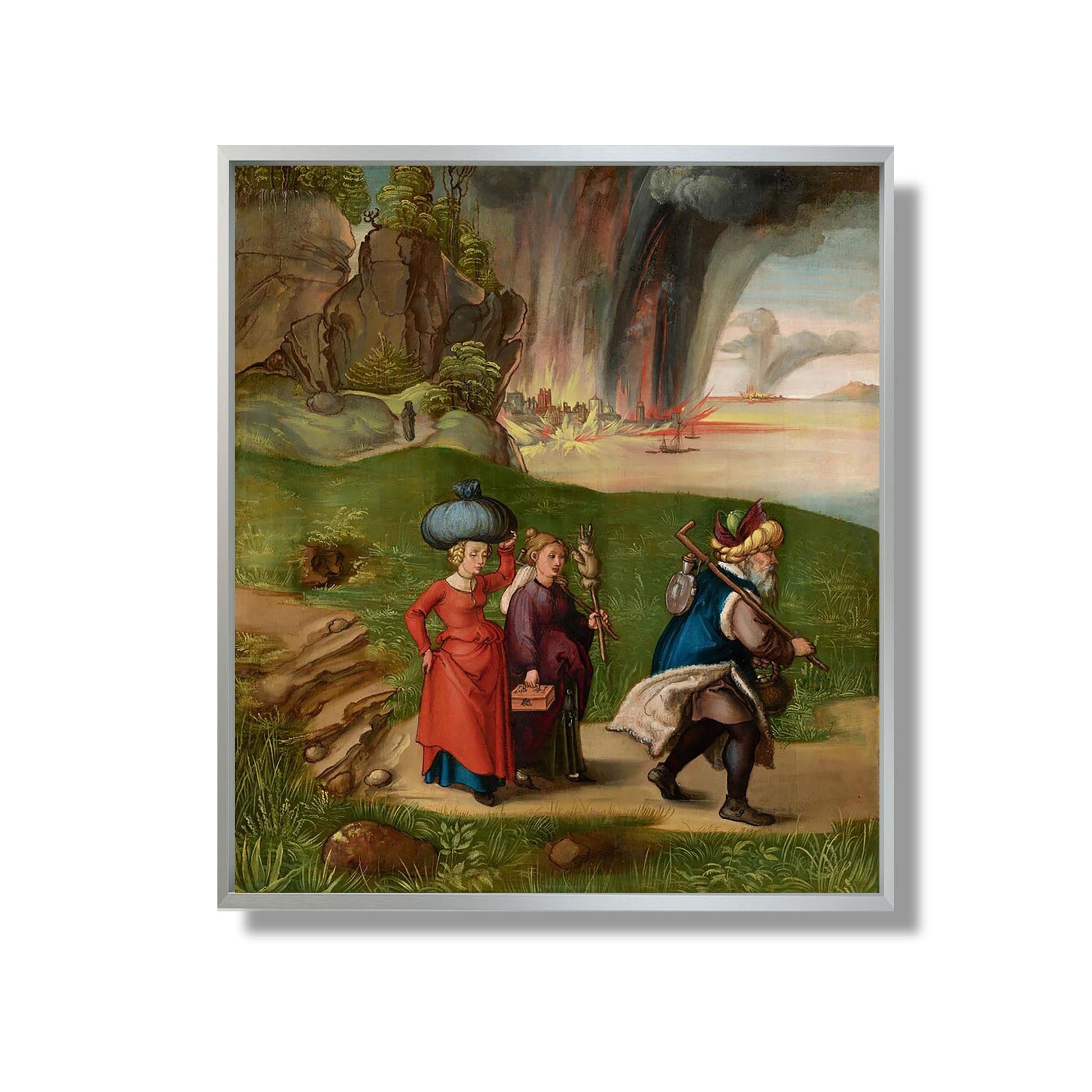 Lot and His Daughters - Albrecht Durer - Reproduction Peinture