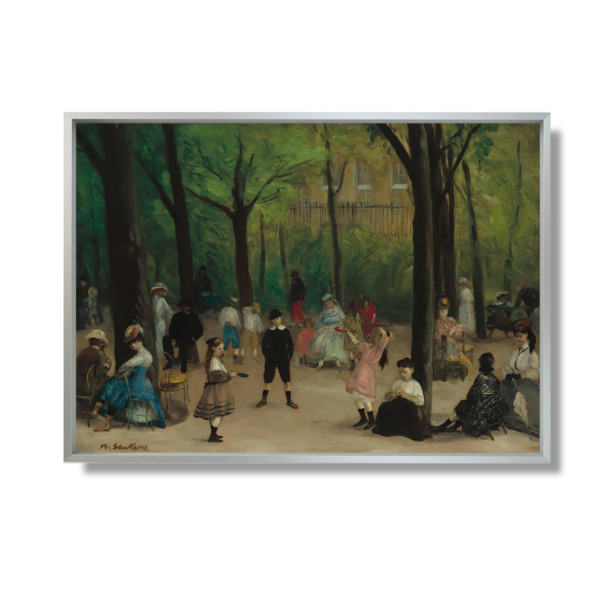 Luxembourg Gardens - William James Glackens - Reproduction Peinture