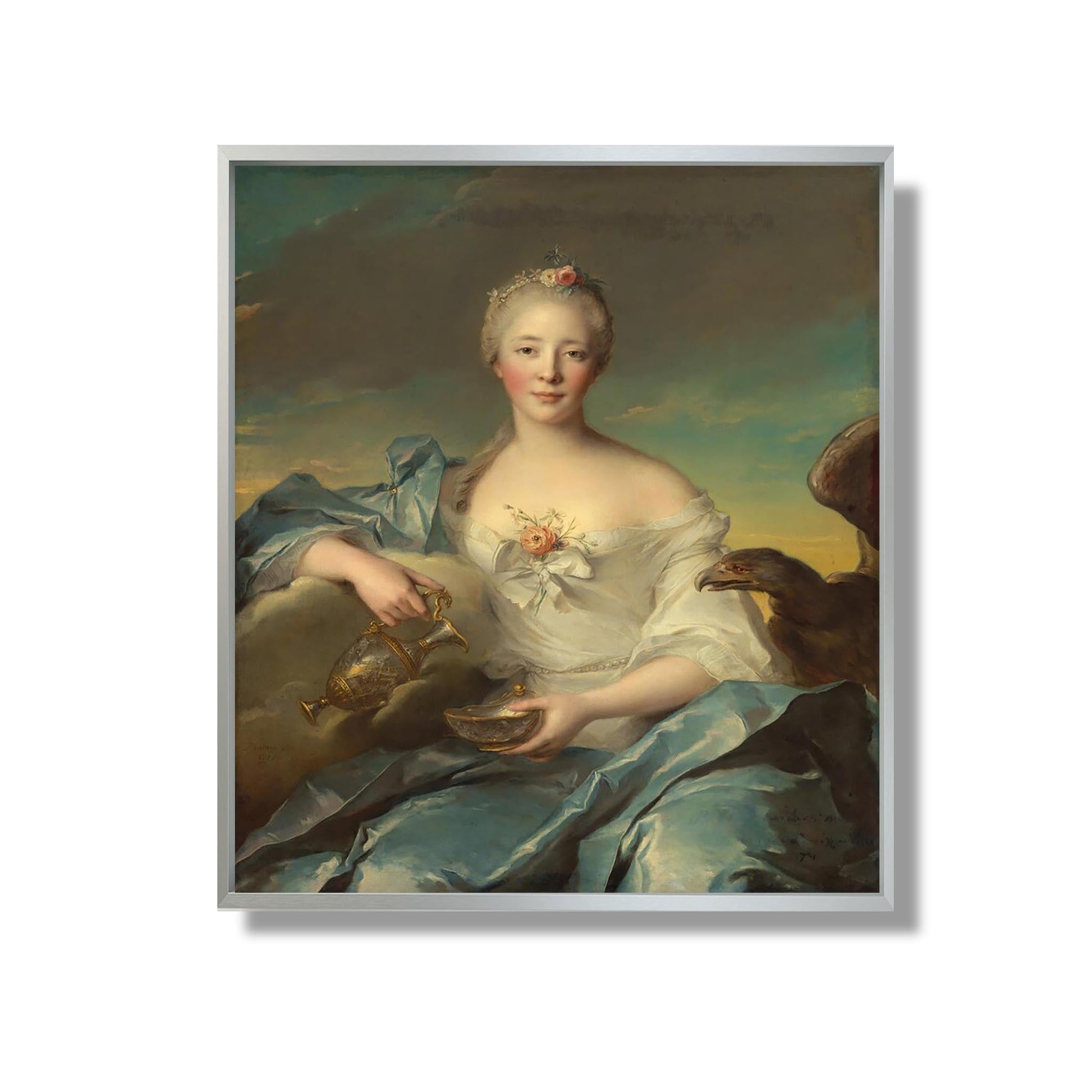 Madame Le Fèvre de Caumartin as Hebe - Jean-Marc Nattier - Reproduction Peinture
