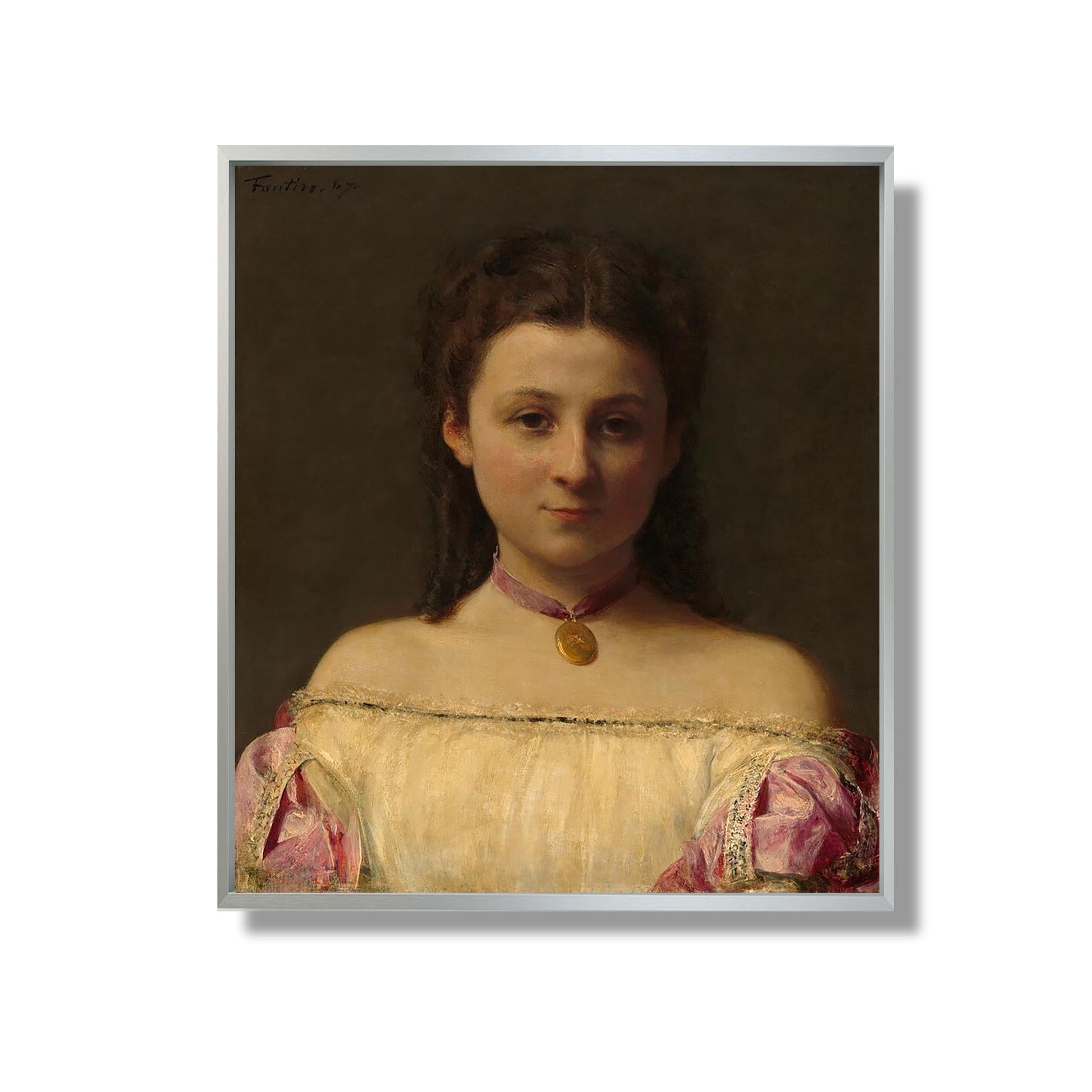 Mademoiselle de Fitz-James - Henri Fantin-Latour - Reproduction Peinture