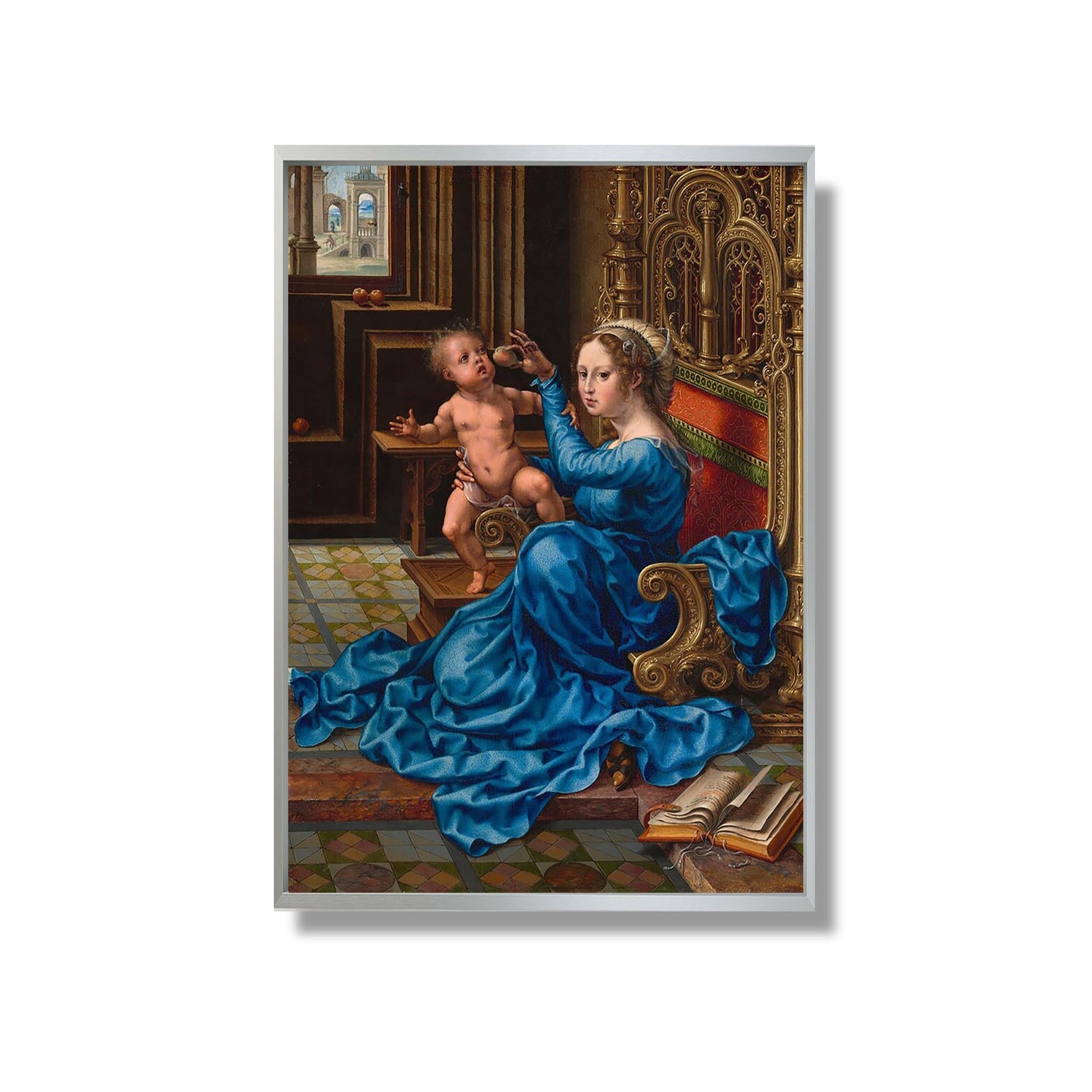 Madonna and Child - Jan Gossaert - Reproduction Peinture