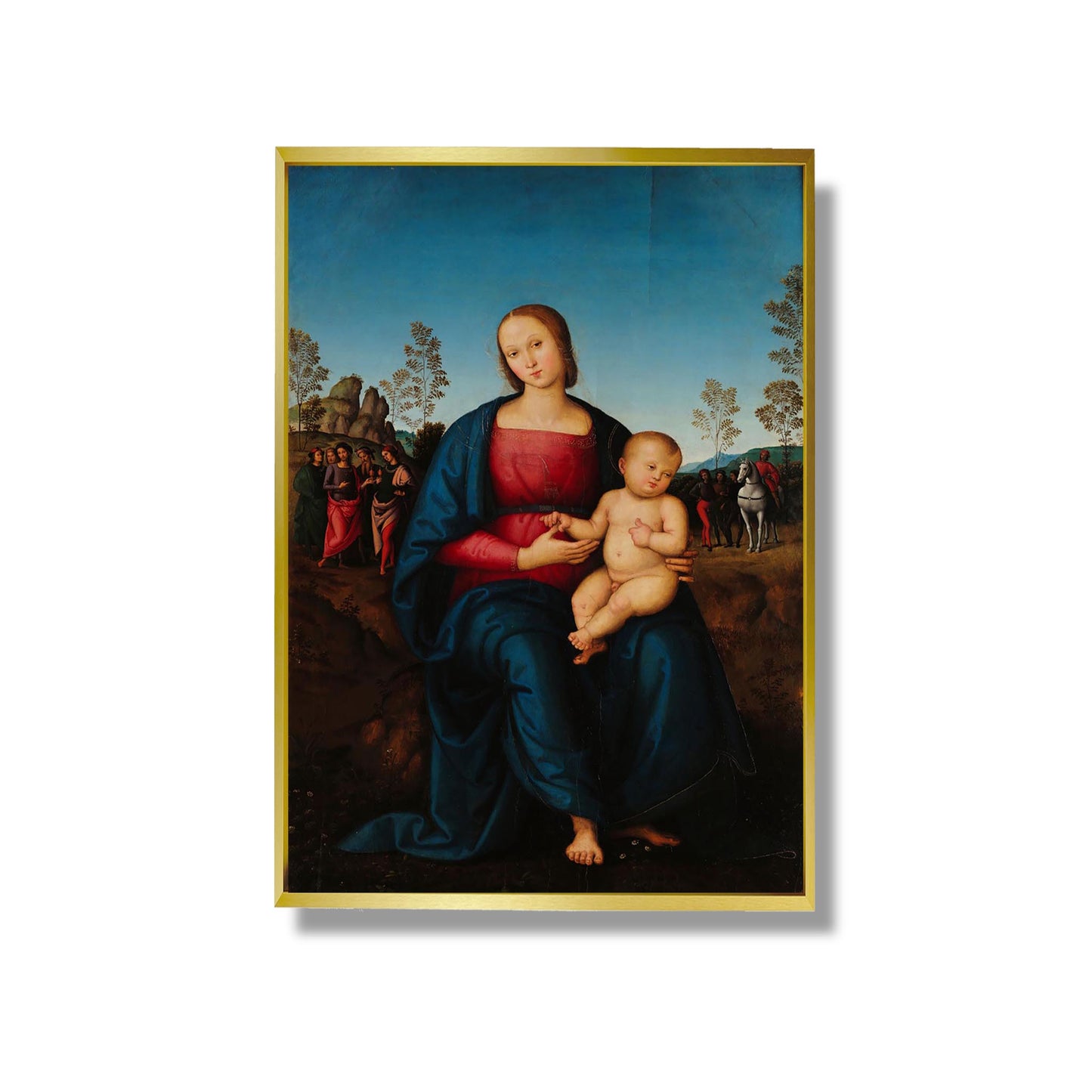 Die Jungfrau und das Kind (2) - Pietro Perugino