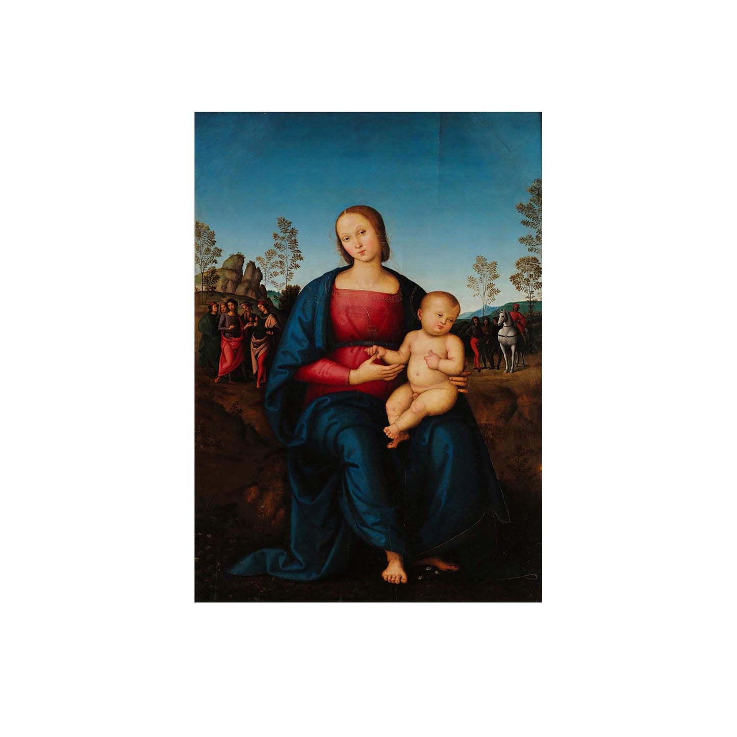 Die Jungfrau und das Kind (2) - Pietro Perugino