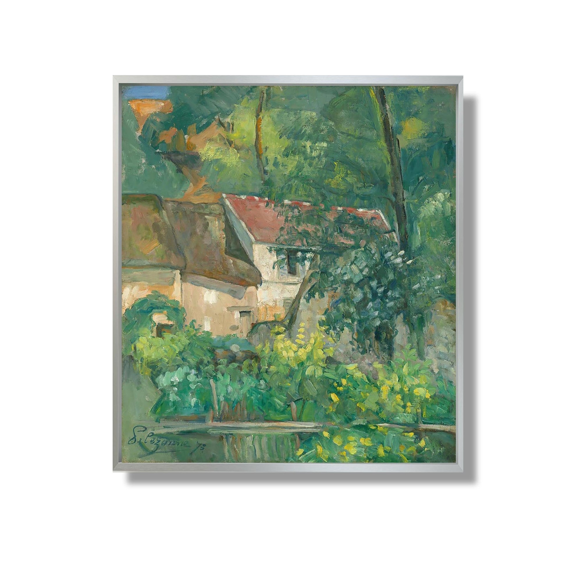 Maison de Père Lacroix - Paul Cézanne - Reproduction Peinture
