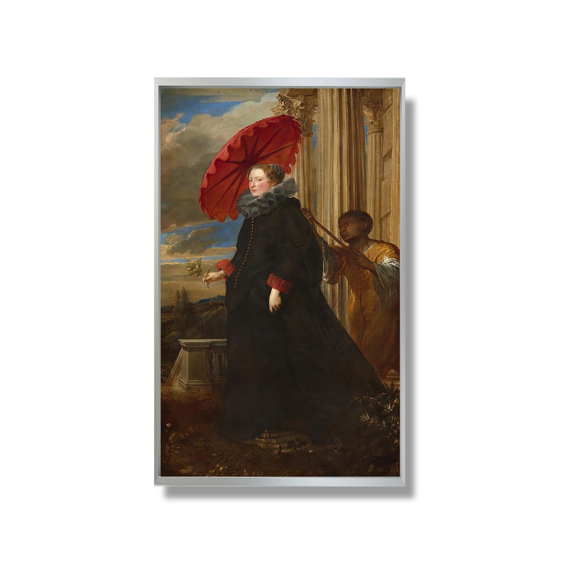 Marchesa Elena Grimaldi Cattaneo - Sir Anthony van Dyck - Reproduction Peinture