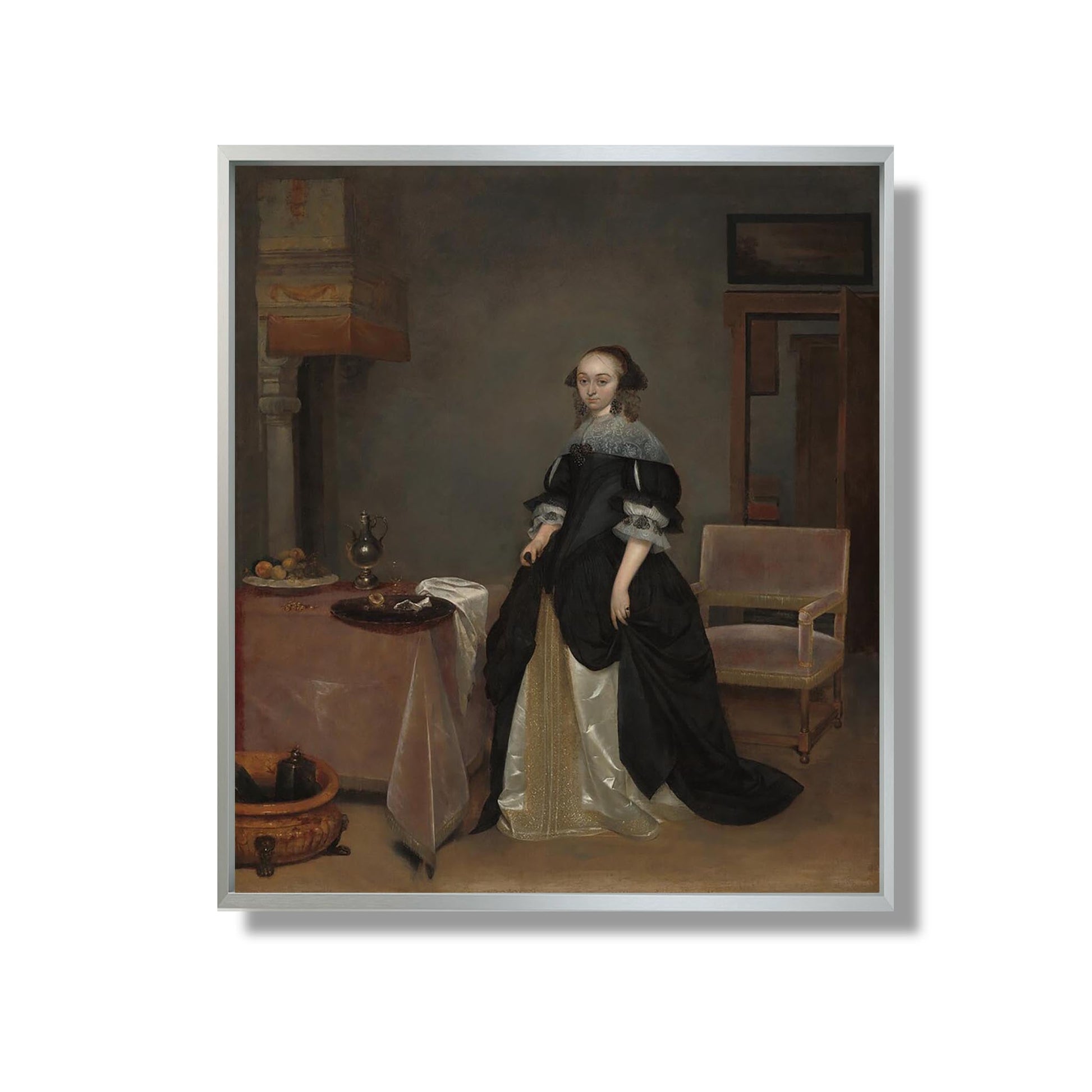 Maria van Suchtelen - Gerard ter Borch the Younger - Reproduction Peinture