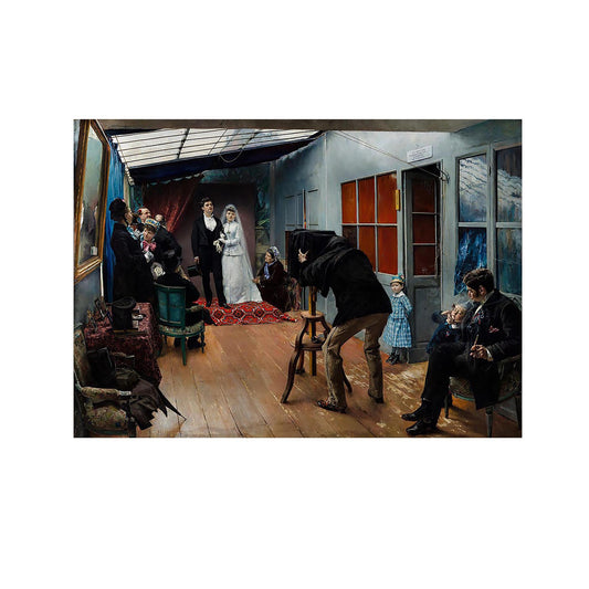 Mariage au Studio du Photographe - Pascal Dagnan-Bouveret - Reproduction Peinture