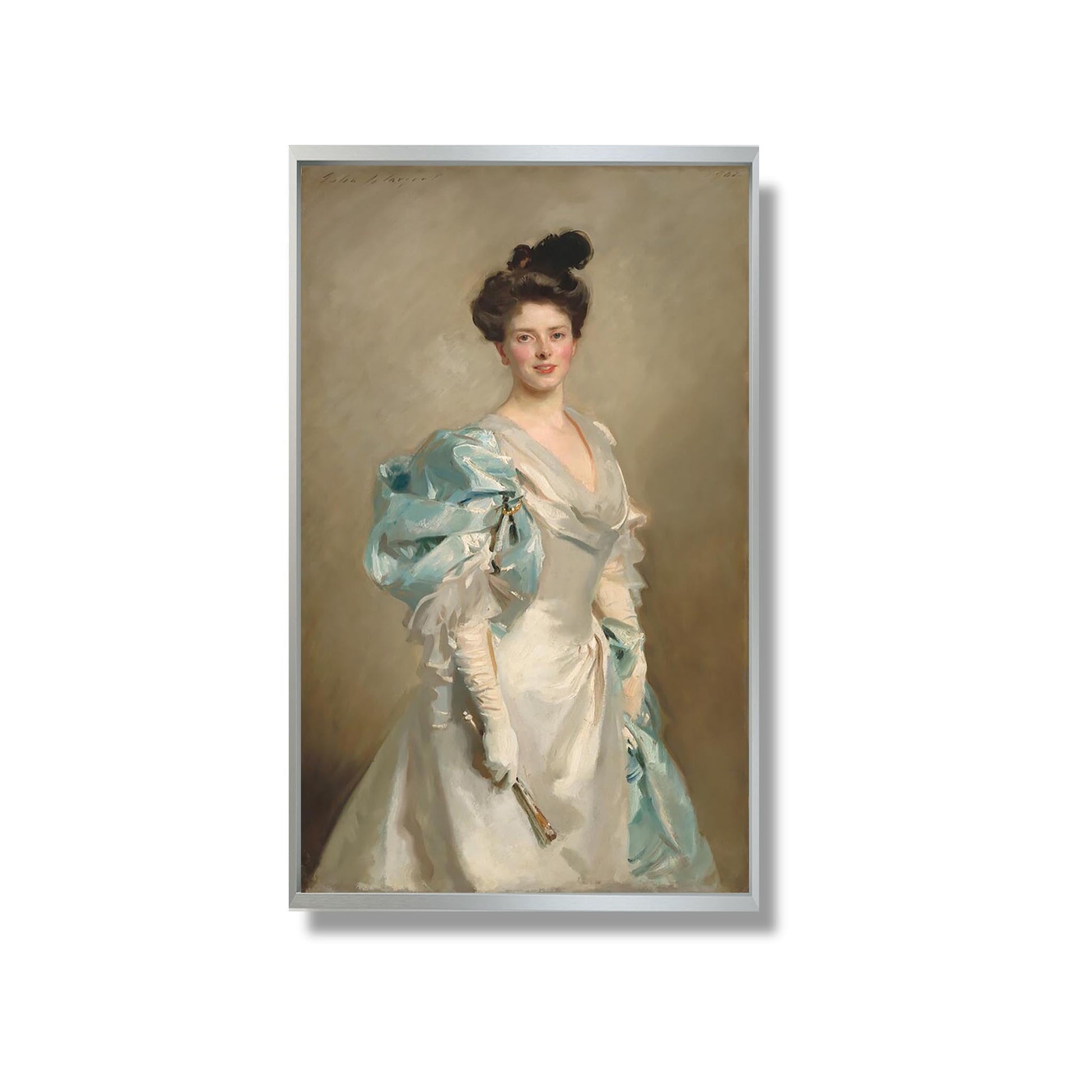 Mary Crowninshield Endicott Chamberlain (Mrs. Joseph Chamberlain) - John Singer Sargent - Reproduction Peinture