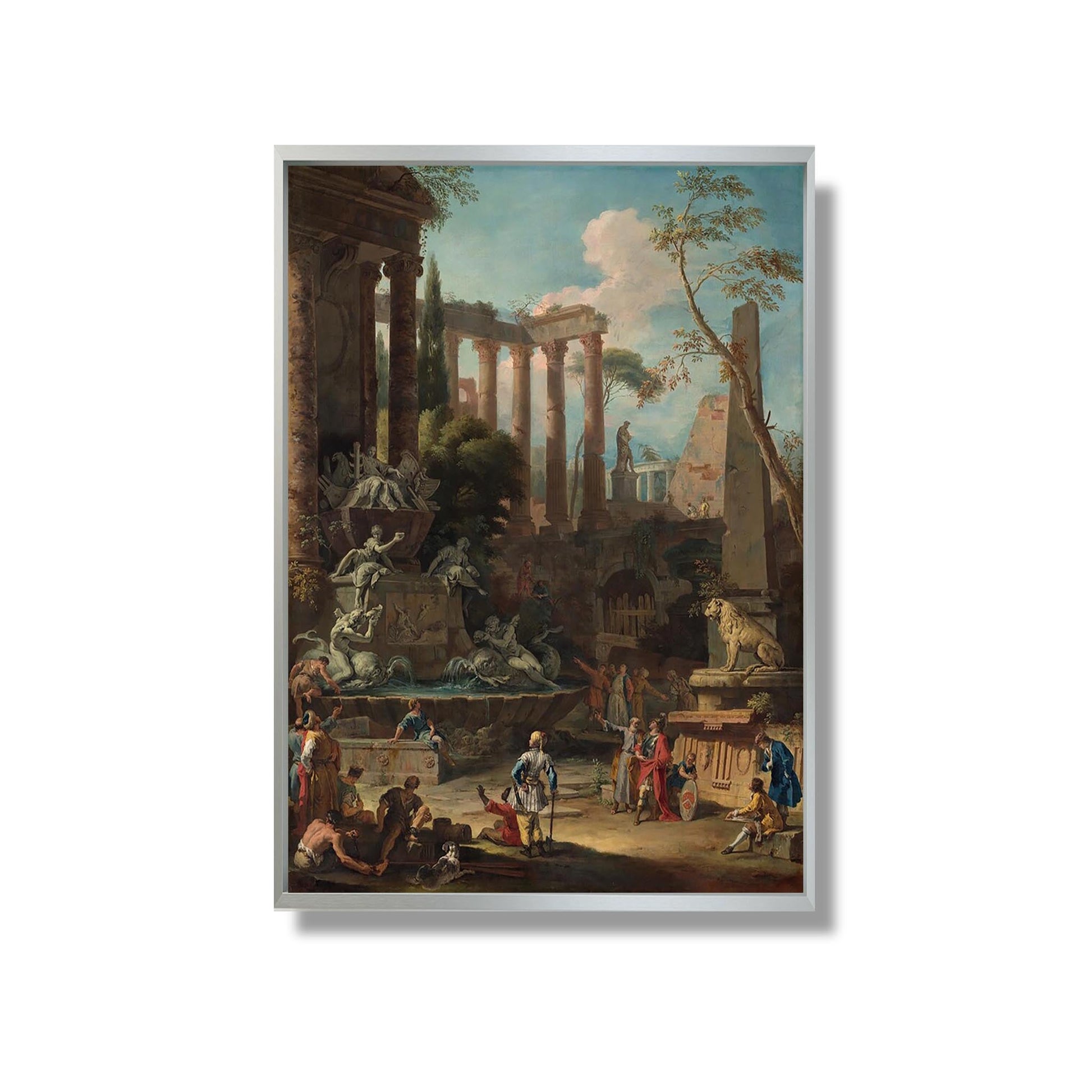 Memorial to Admiral Sir Clowdisley Shovell - Sebastiano Ricci and Marco Ricci - Reproduction Peinture