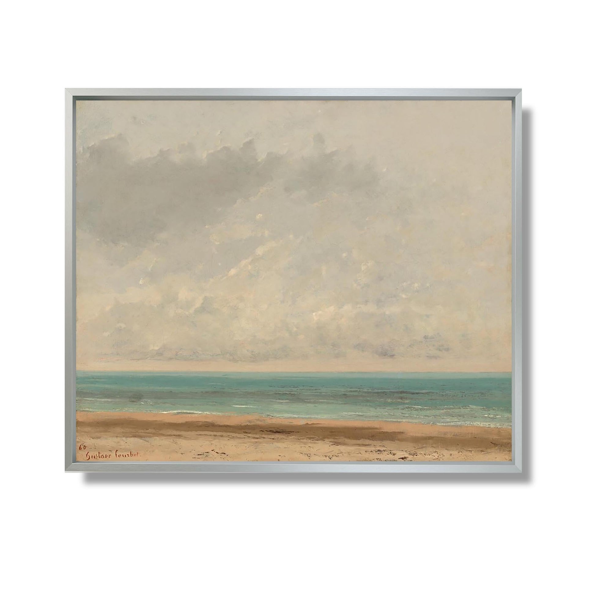 Mer Calme - Gustave Courbet - Reproduction Peinture