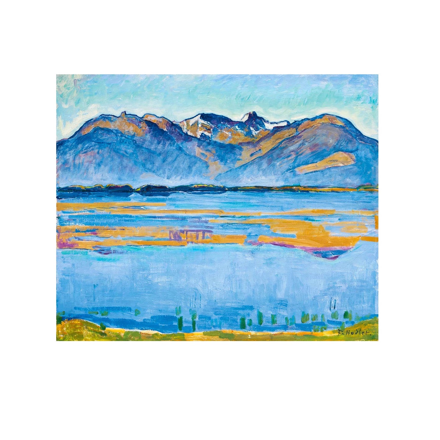 Genfersee von Chexbres aus - Ferdinand Hodler