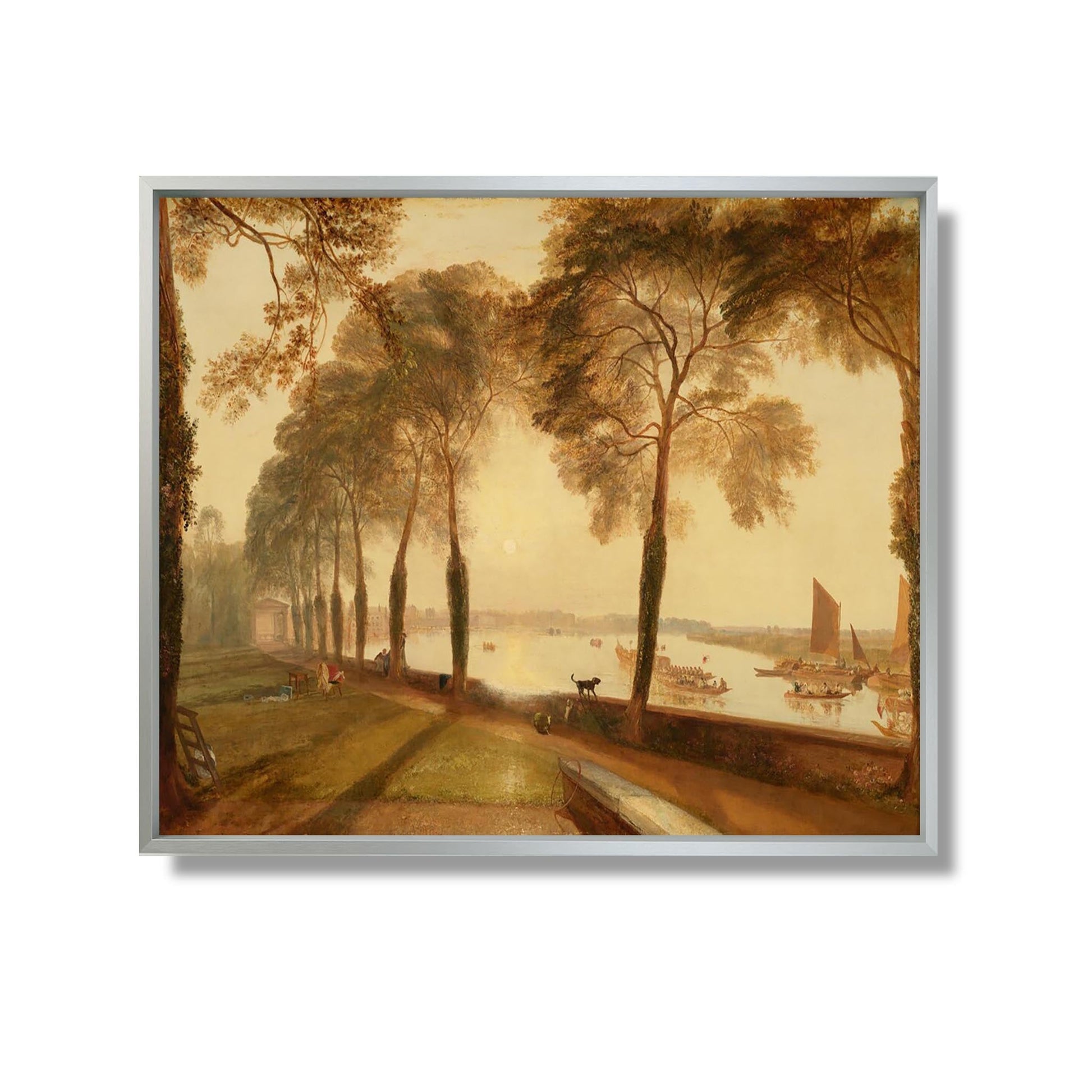 Mortlake Terrace - Joseph Mallord William Turner - Reproduction Peinture