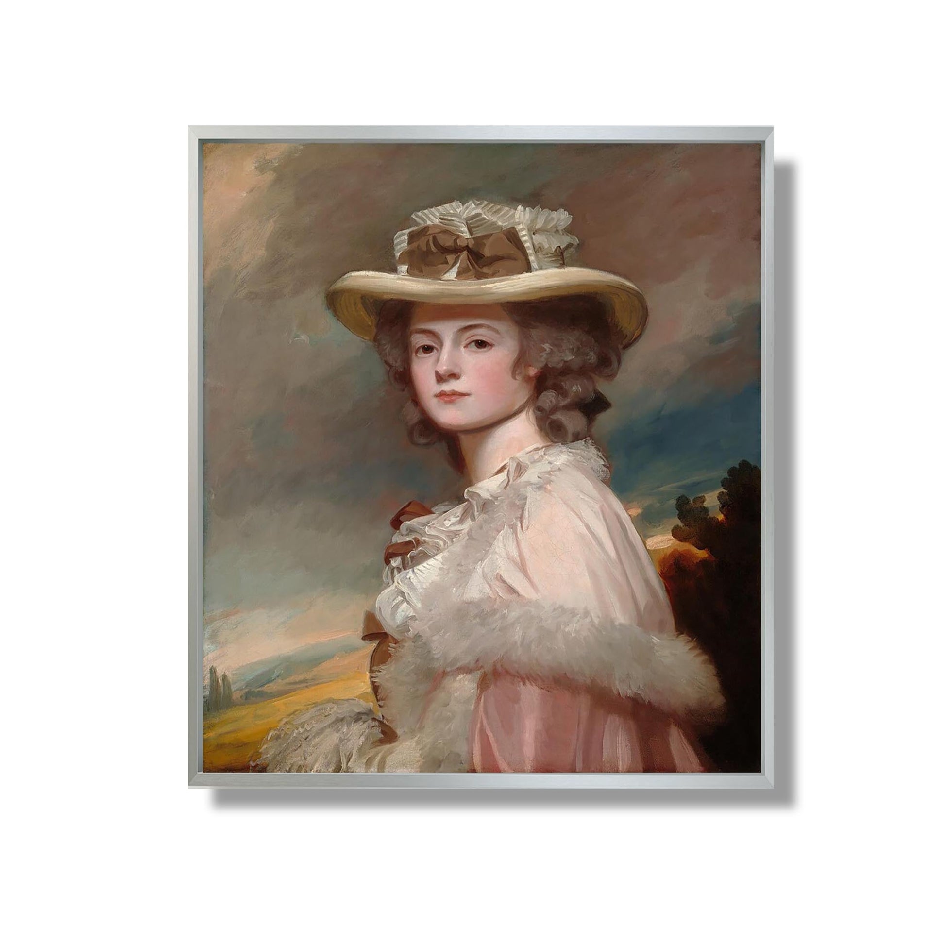 Mrs. Davies Davenport - George Romney - Reproduction Peinture
