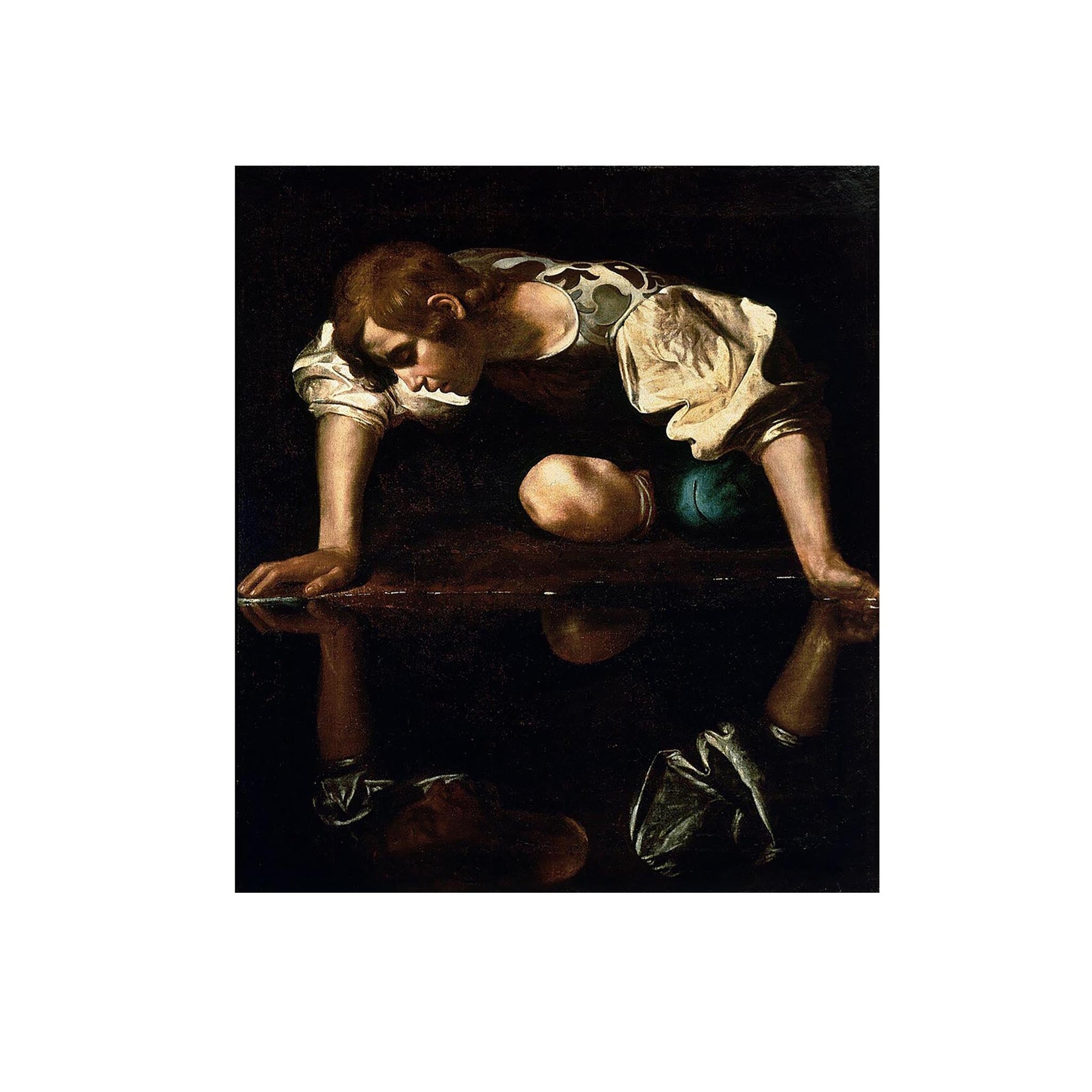 Narcisse - Caravage - Reproduction Peinture