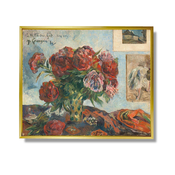 Nature morte aux pivoines