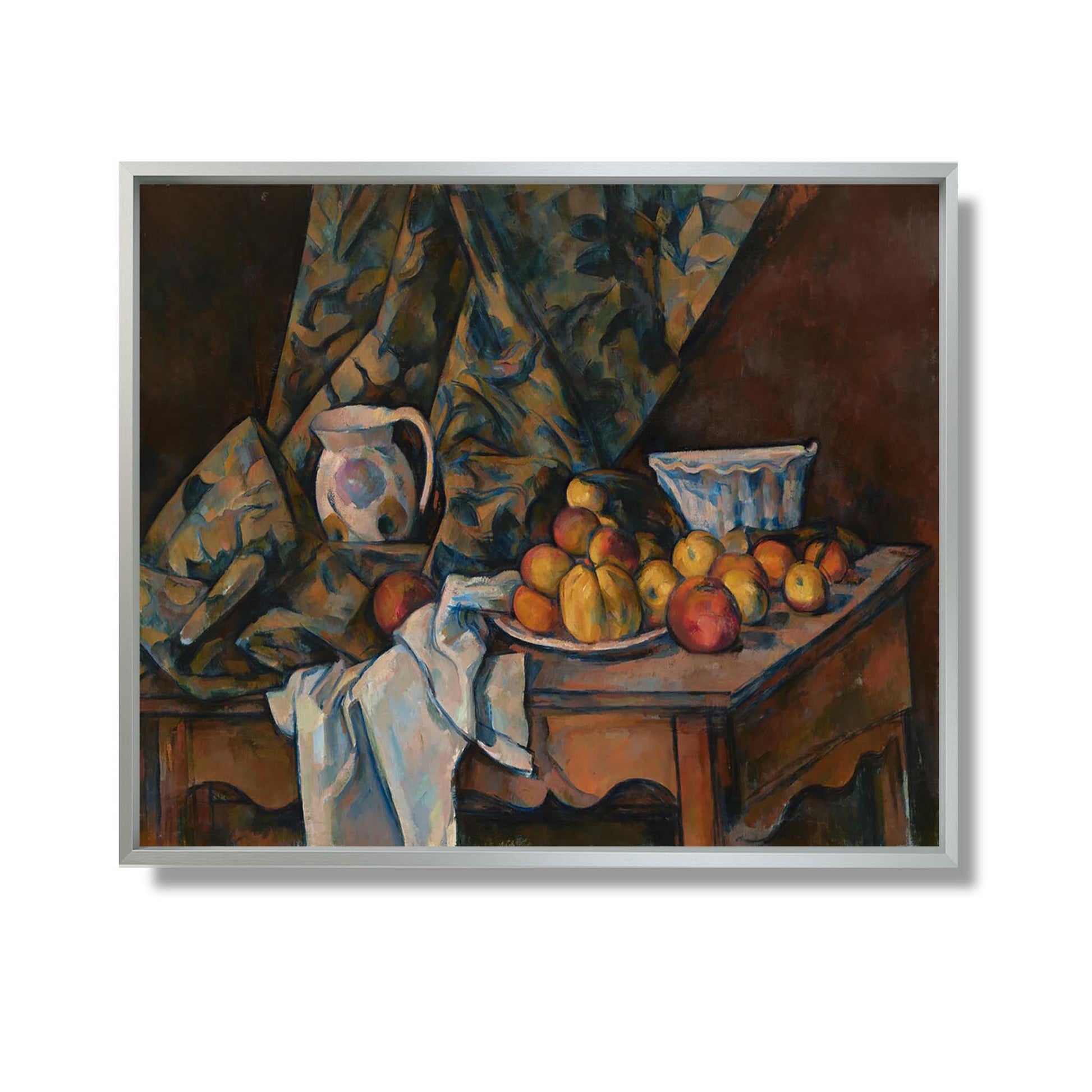 Nature morte aux pommes et aux pêches - Paul Cézanne - Reproduction Peinture
