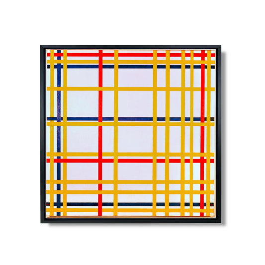 Komposition II in Rot, Blau und Gelb - Piet Mondrian