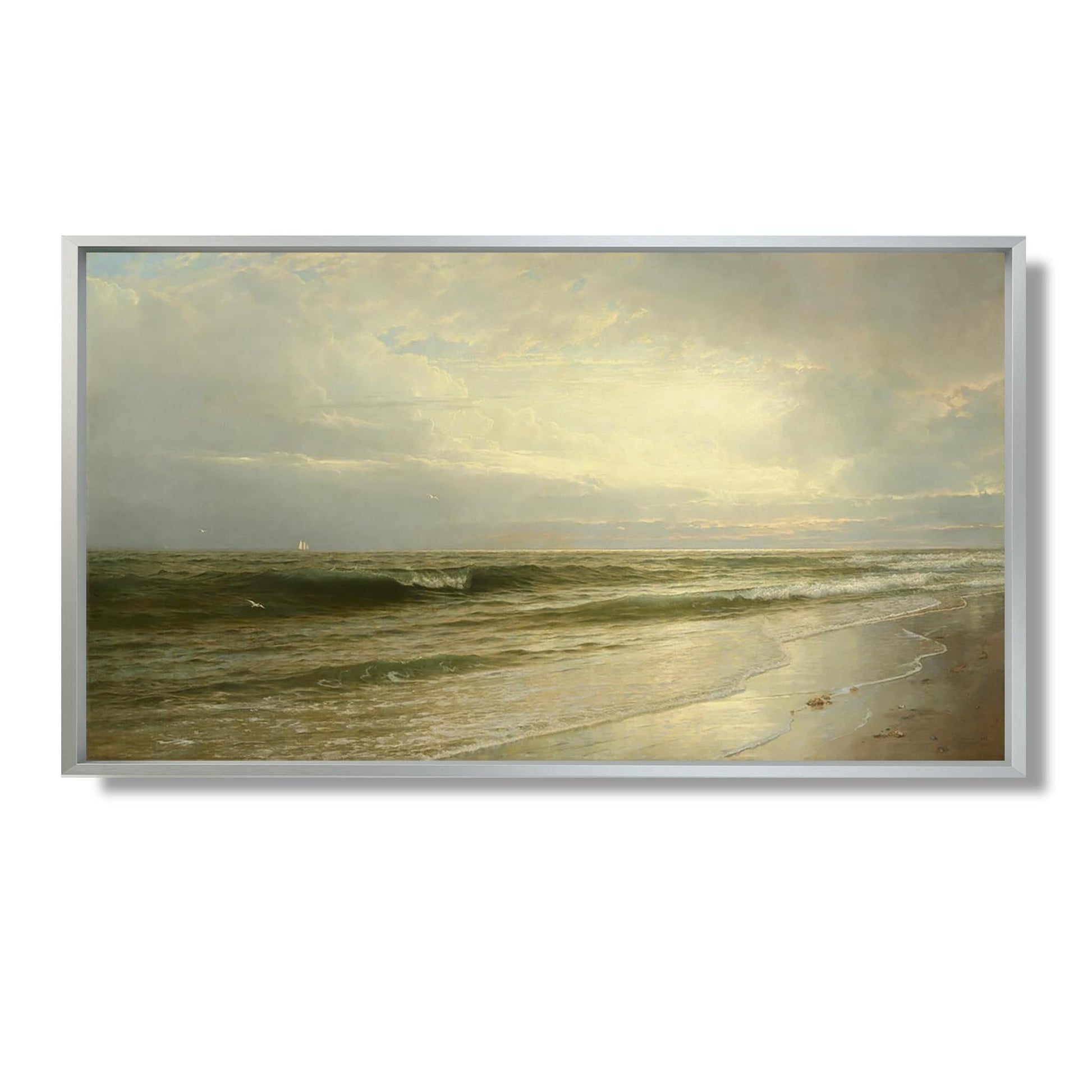 On the Coast of New Jersey - William Trost Richards - Reproduction Peinture
