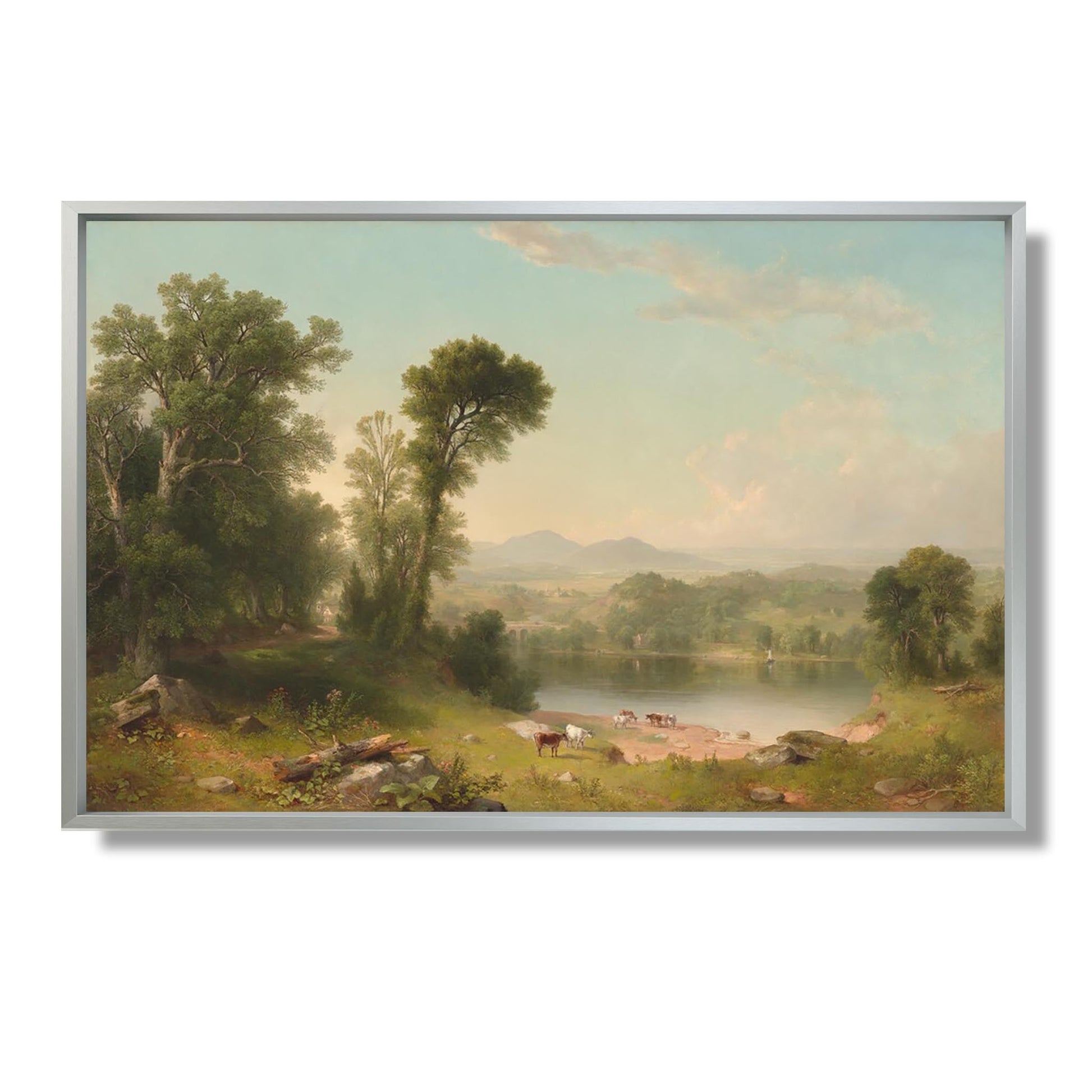 Pastoral Landscape - Asher Brown Durand - Reproduction Peinture