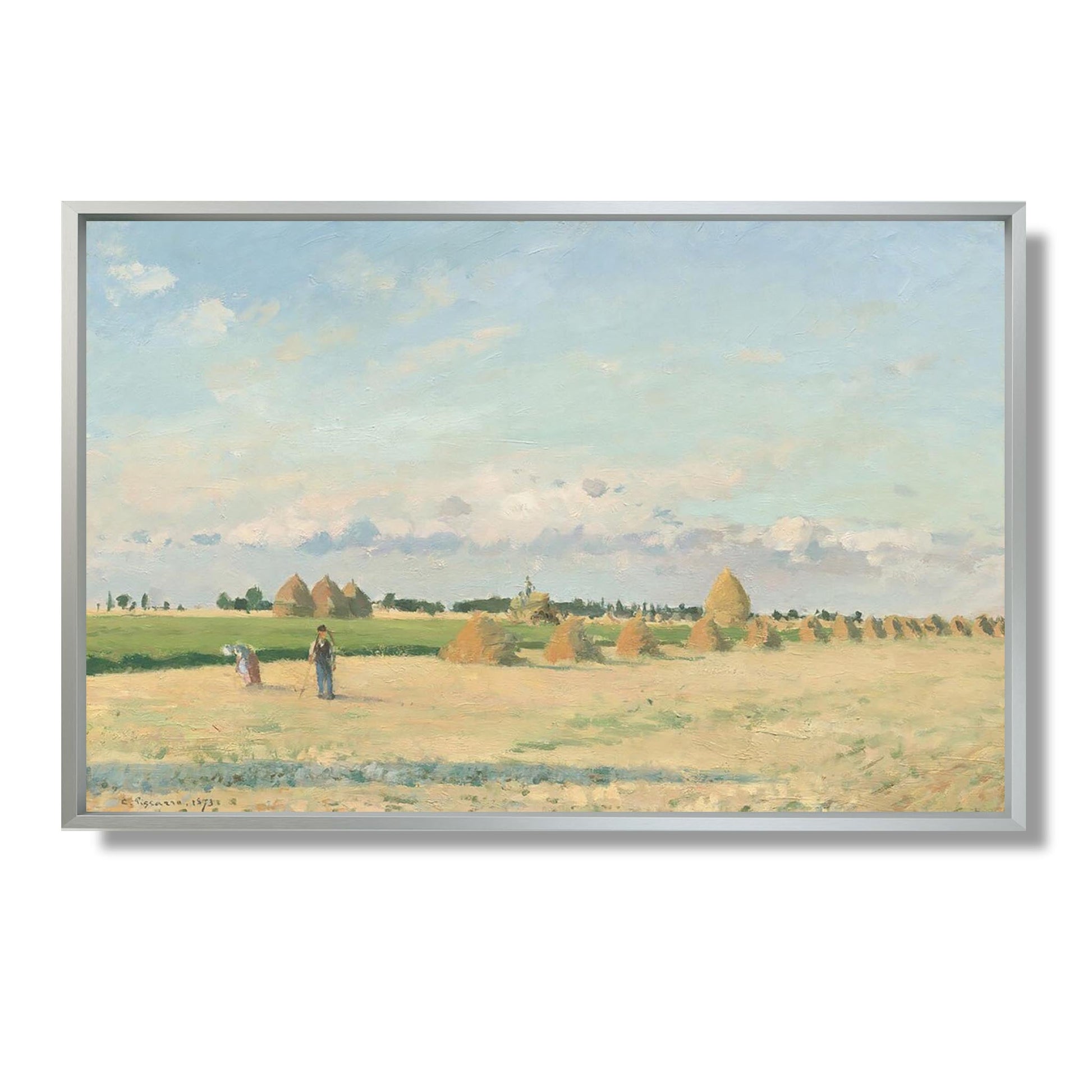 Paysage, Ile-de-France - Camille Pissarro - Reproduction Peinture
