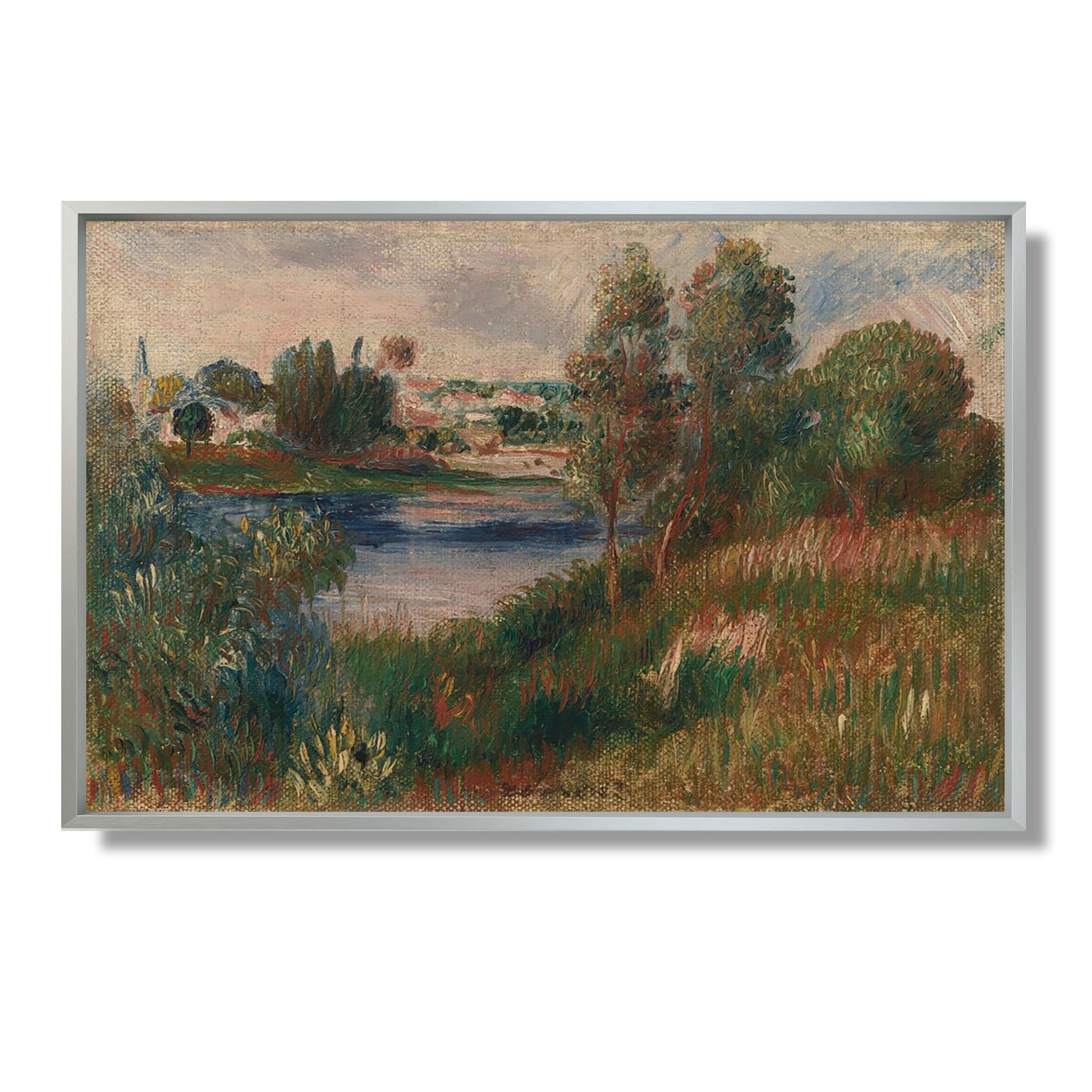 Paysage à Vétheuil - Auguste Renoir - Reproduction Peinture