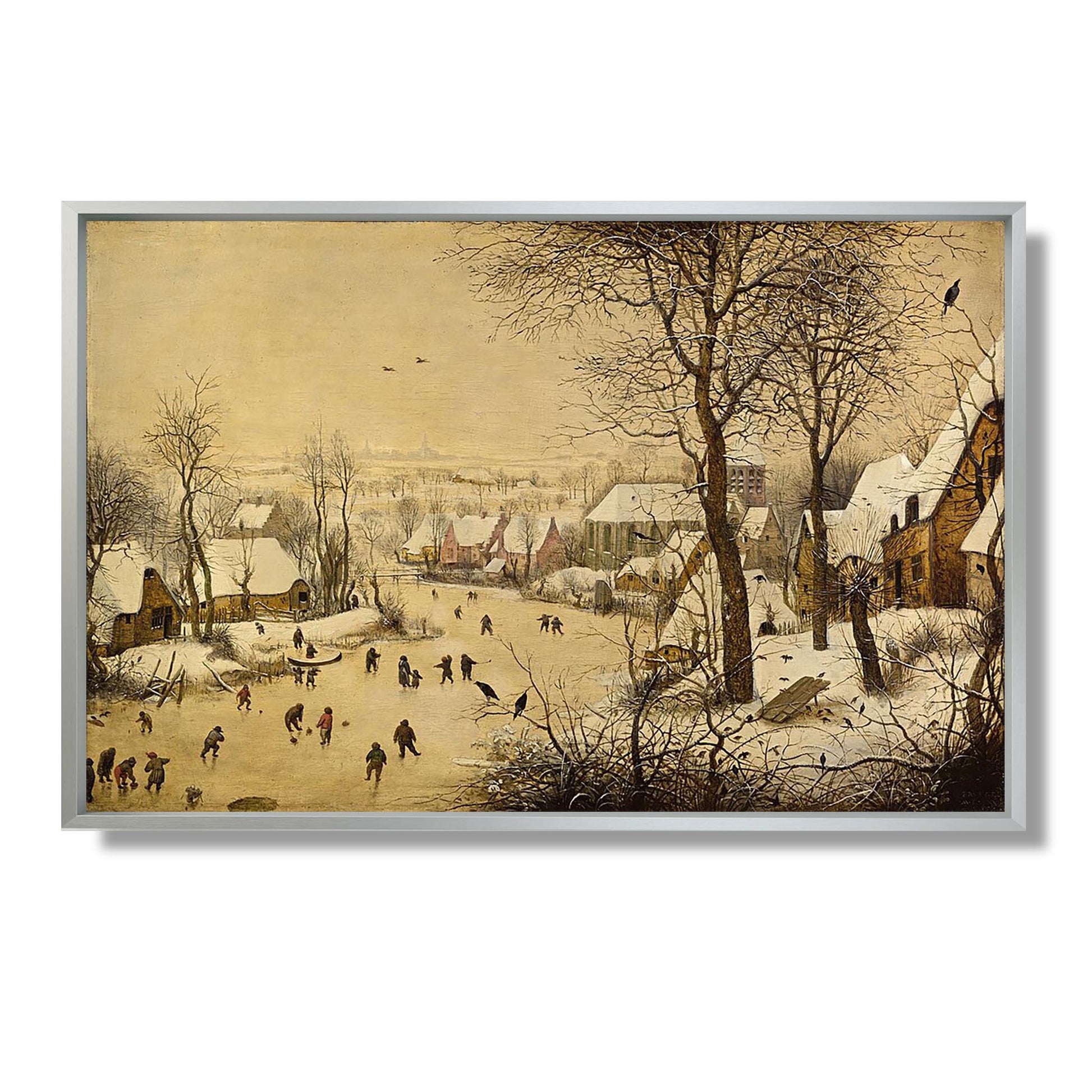 Paysage d'hiver avec piège à oiseaux - Pieter Bruegel the Elder - Reproduction Peinture