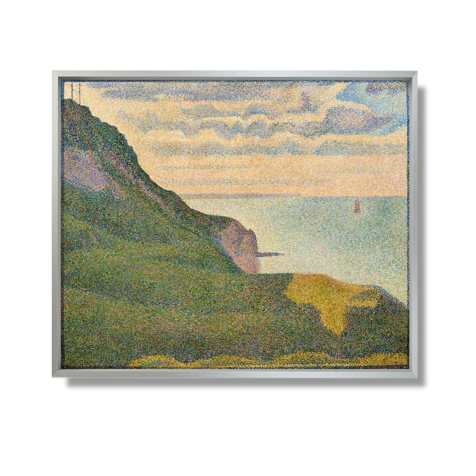Paysage marin à Port-en-Bessin, Normandie - Georges Seurat - Reproduction Peinture