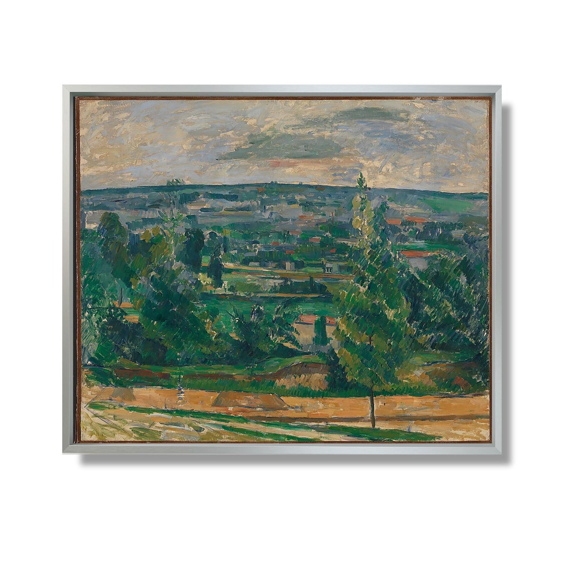 Paysage près de Melun - Paul Cézanne - Reproduction Peinture