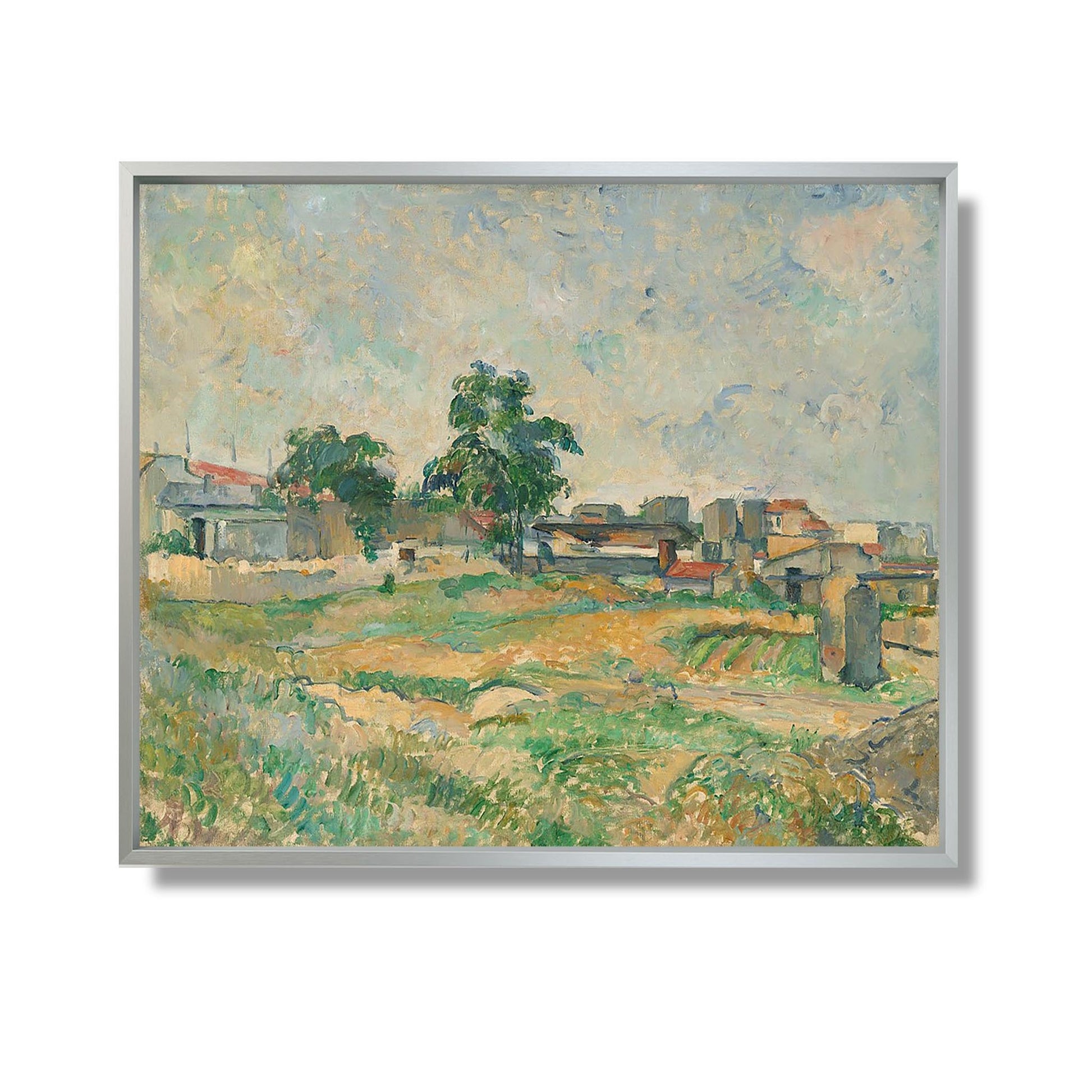 Paysage près de Paris - Paul Cézanne - Reproduction Peinture