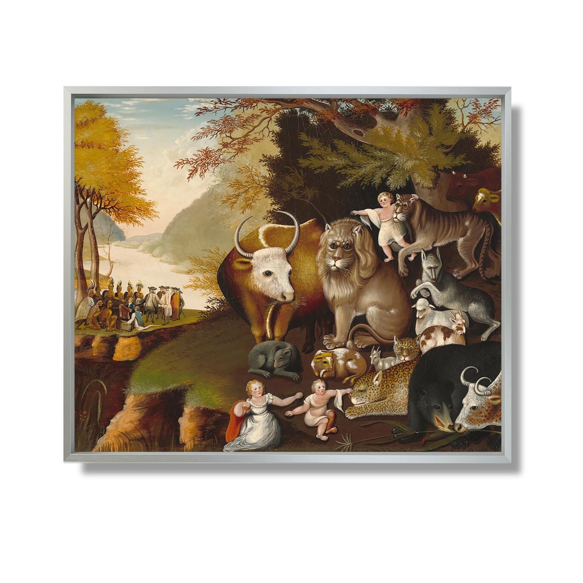 Peaceable Kingdom - Edward Hicks - Reproduction Peinture