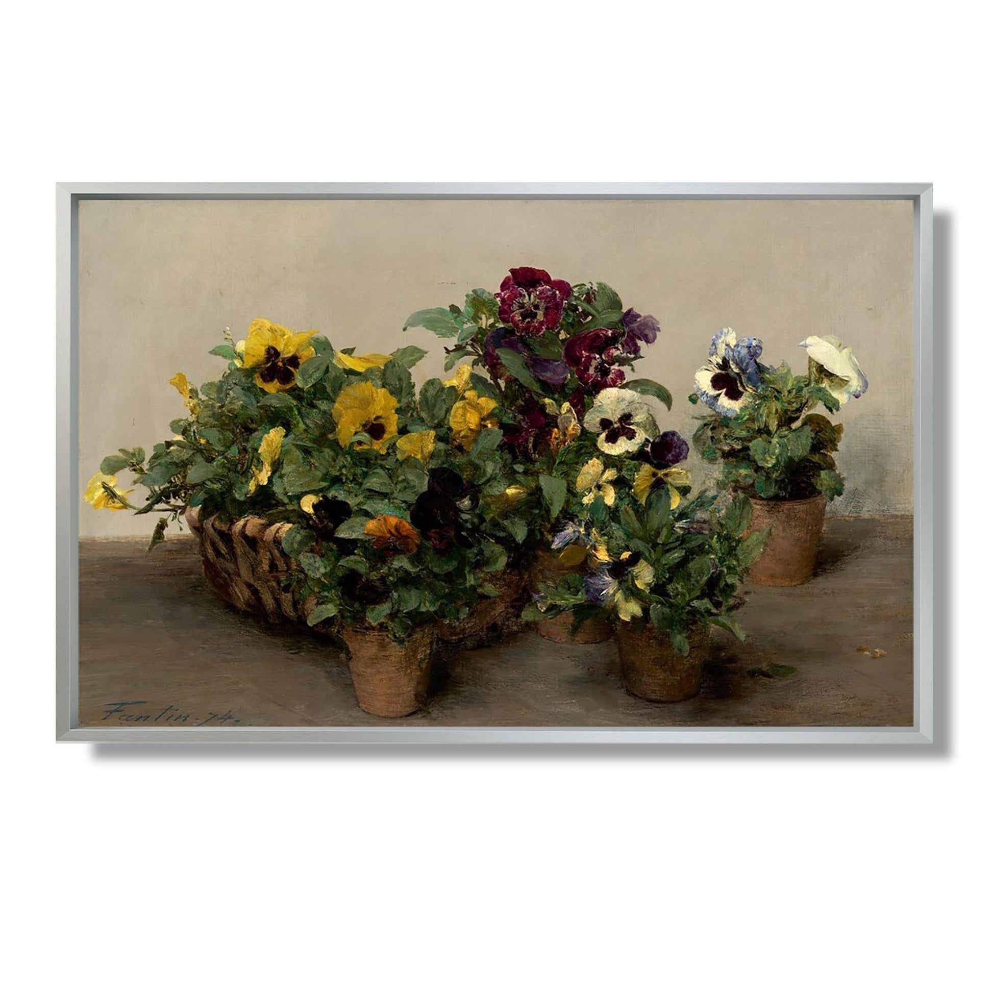 Pensées - Henri Fantin-Latour - Reproduction Peinture