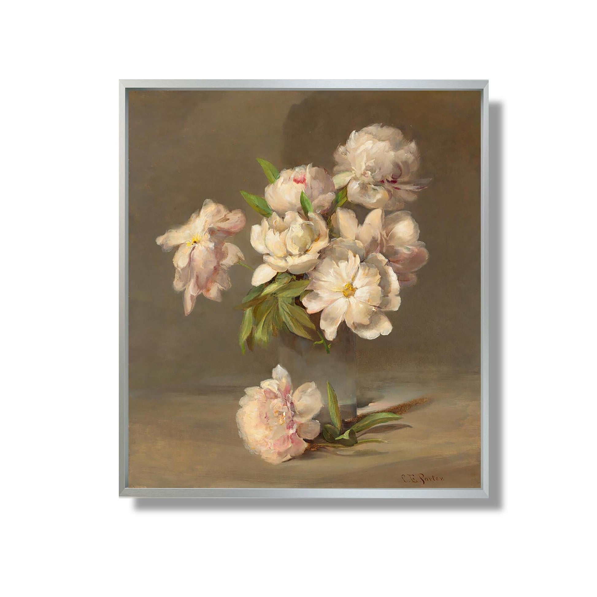 Peonies in a Vase - Charles Ethan Porter - Reproduction Peinture