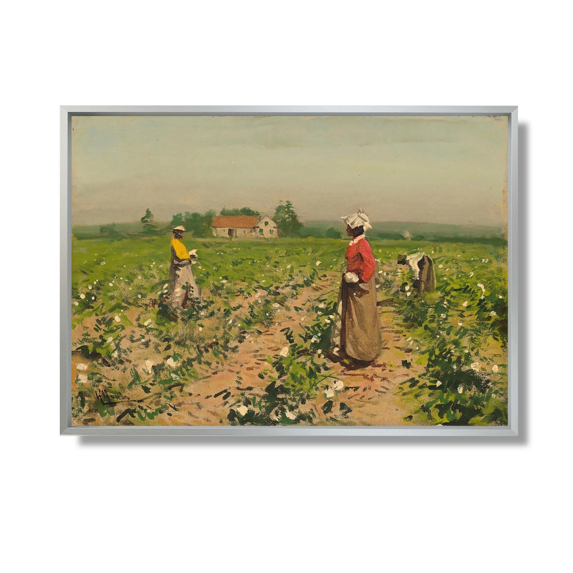 Picking Cotton - William Gilbert Gaul - Reproduction Peinture