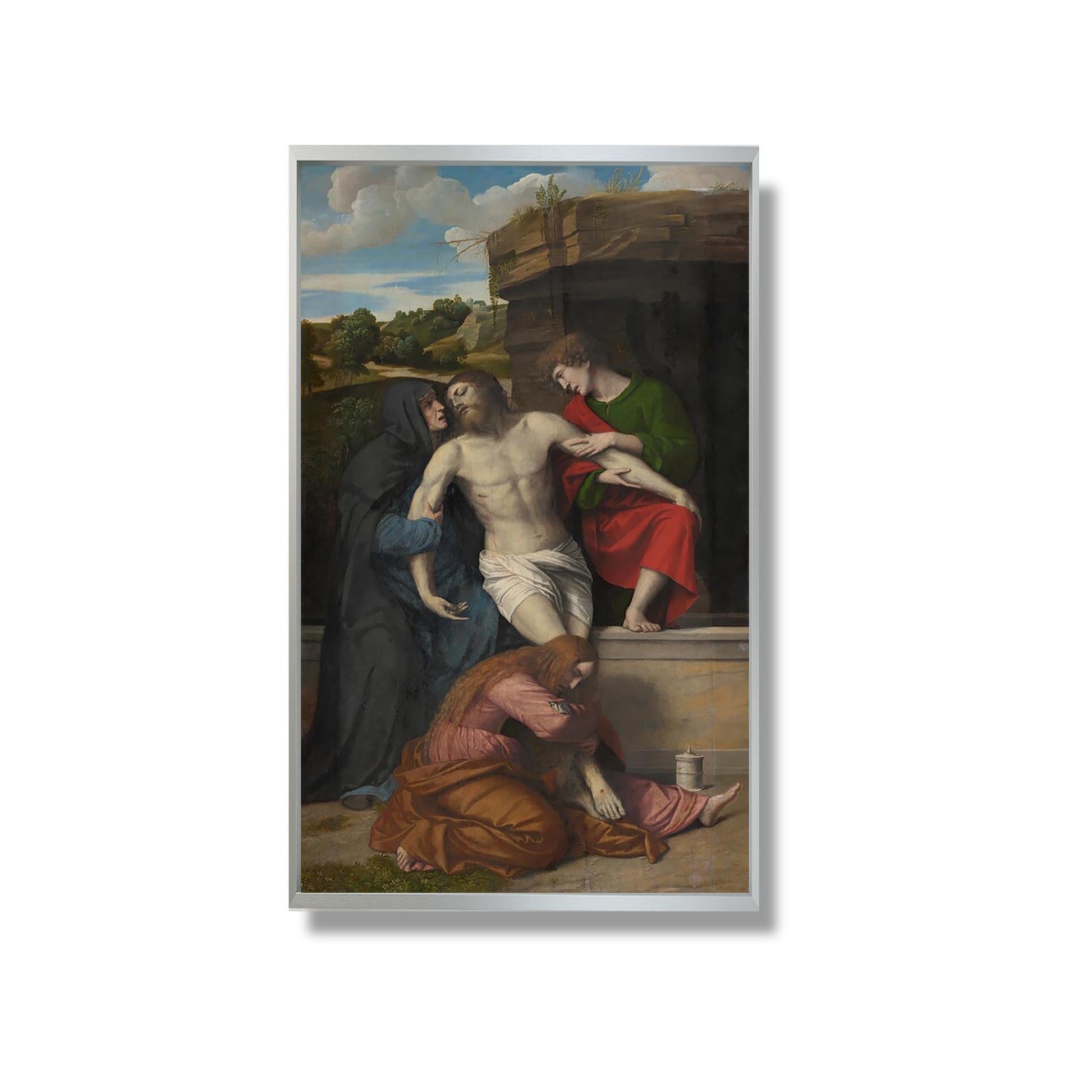 Pietà - Moretto da Brescia - Reproduction Peinture