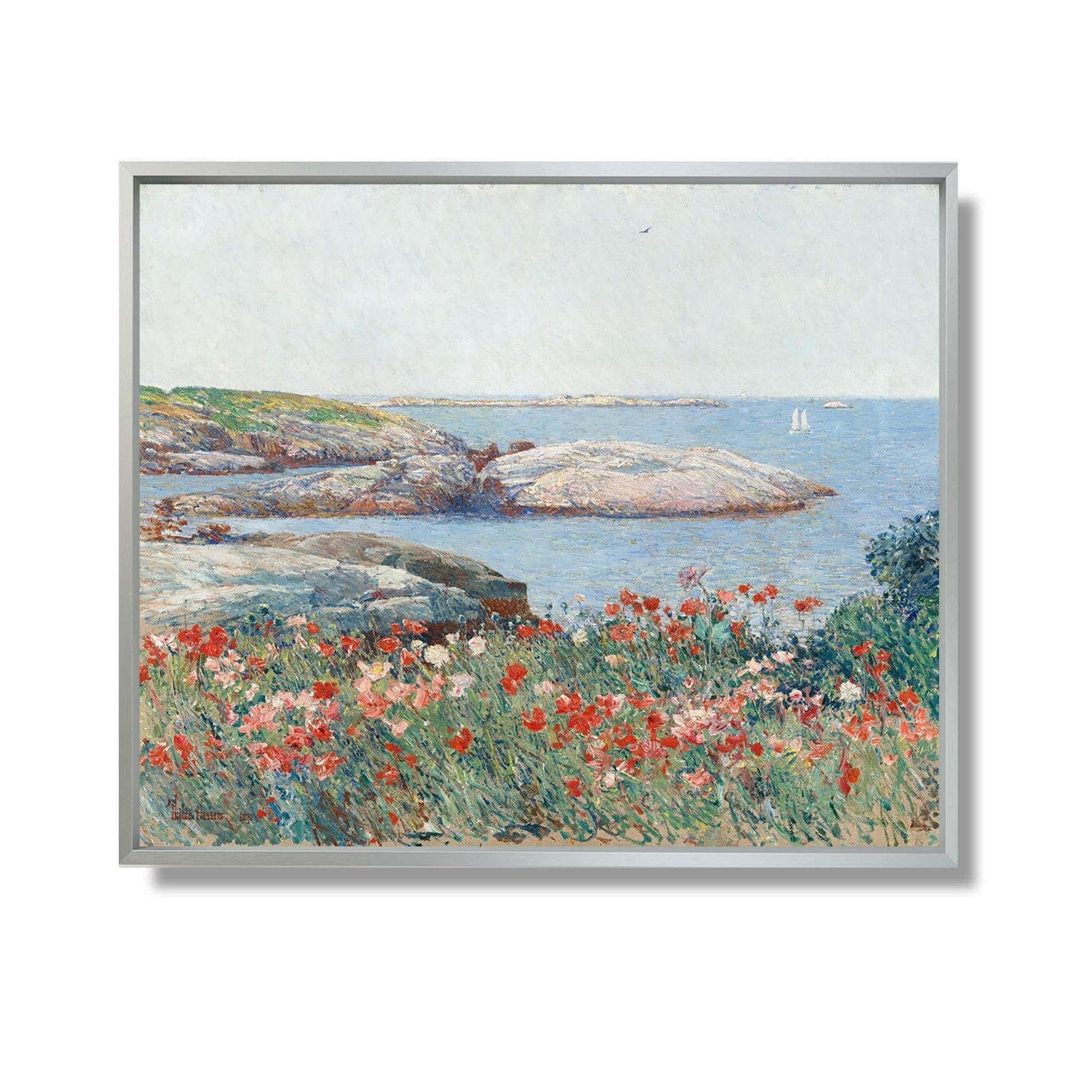 Poppies, Isles of Shoals - Childe Hassam - Reproduction Peinture