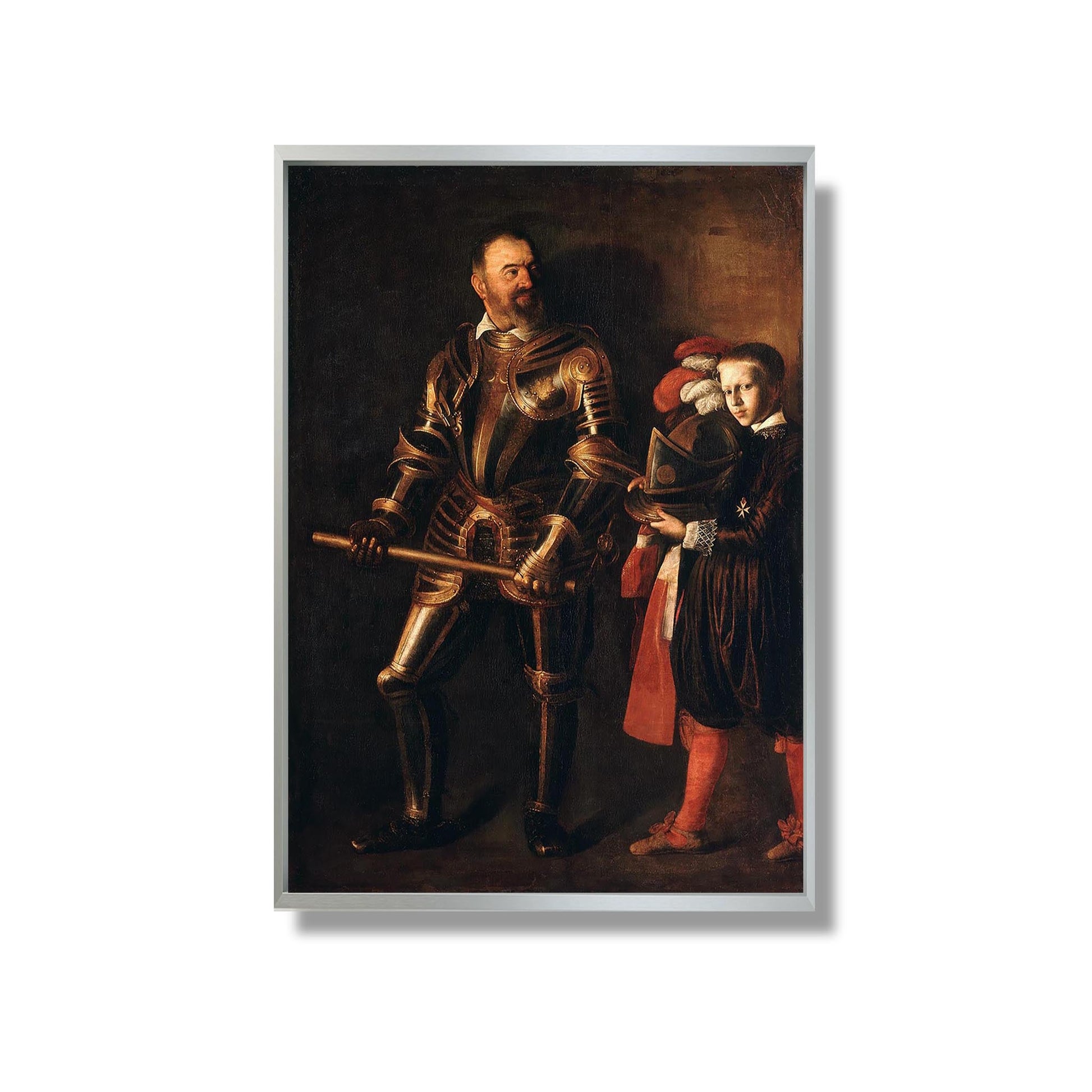 Portrait d'Alof de Wignacourt et son Page - Caravage - Reproduction Peinture