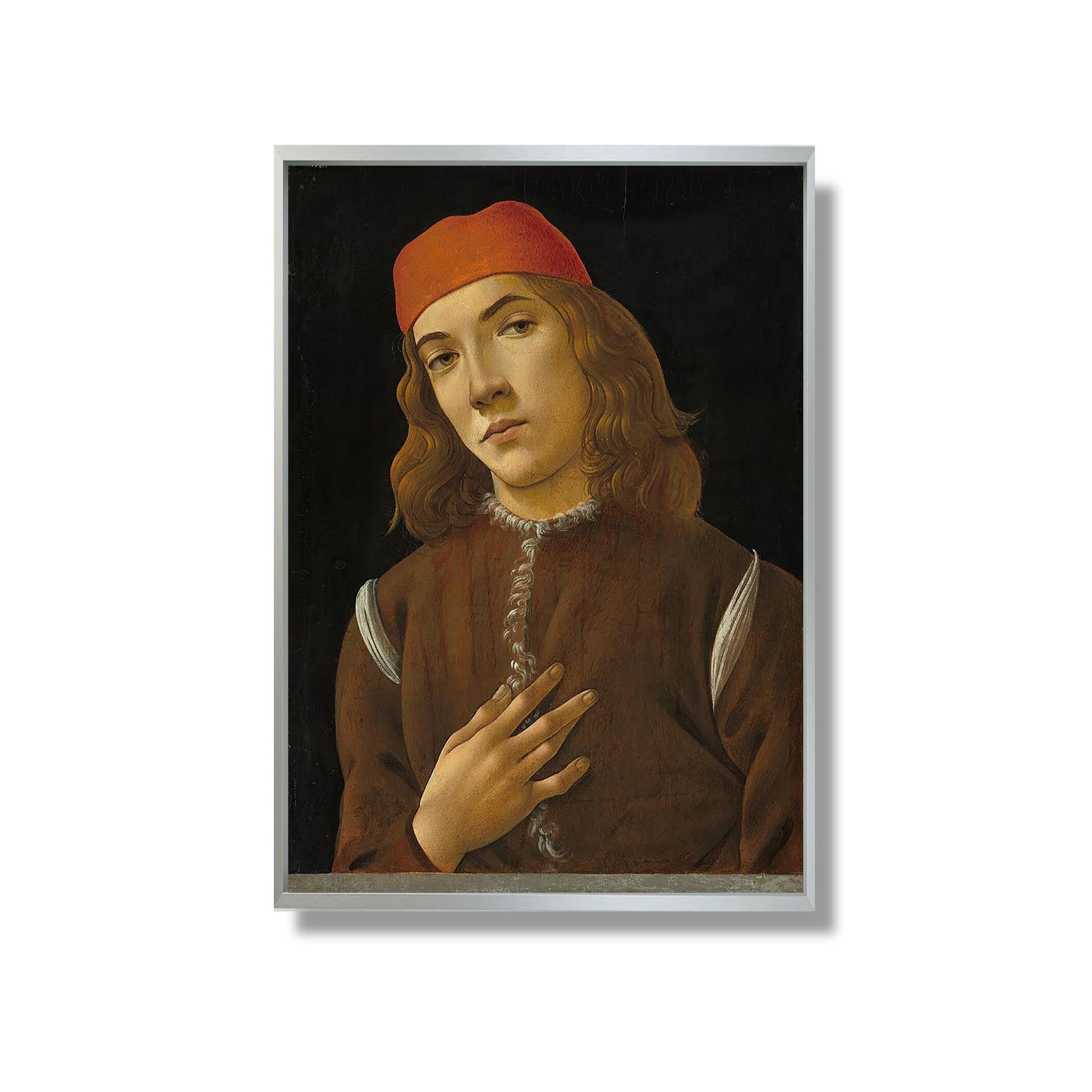 Portrait d'un Jeune Homme - Sandro Botticelli - Reproduction Peinture