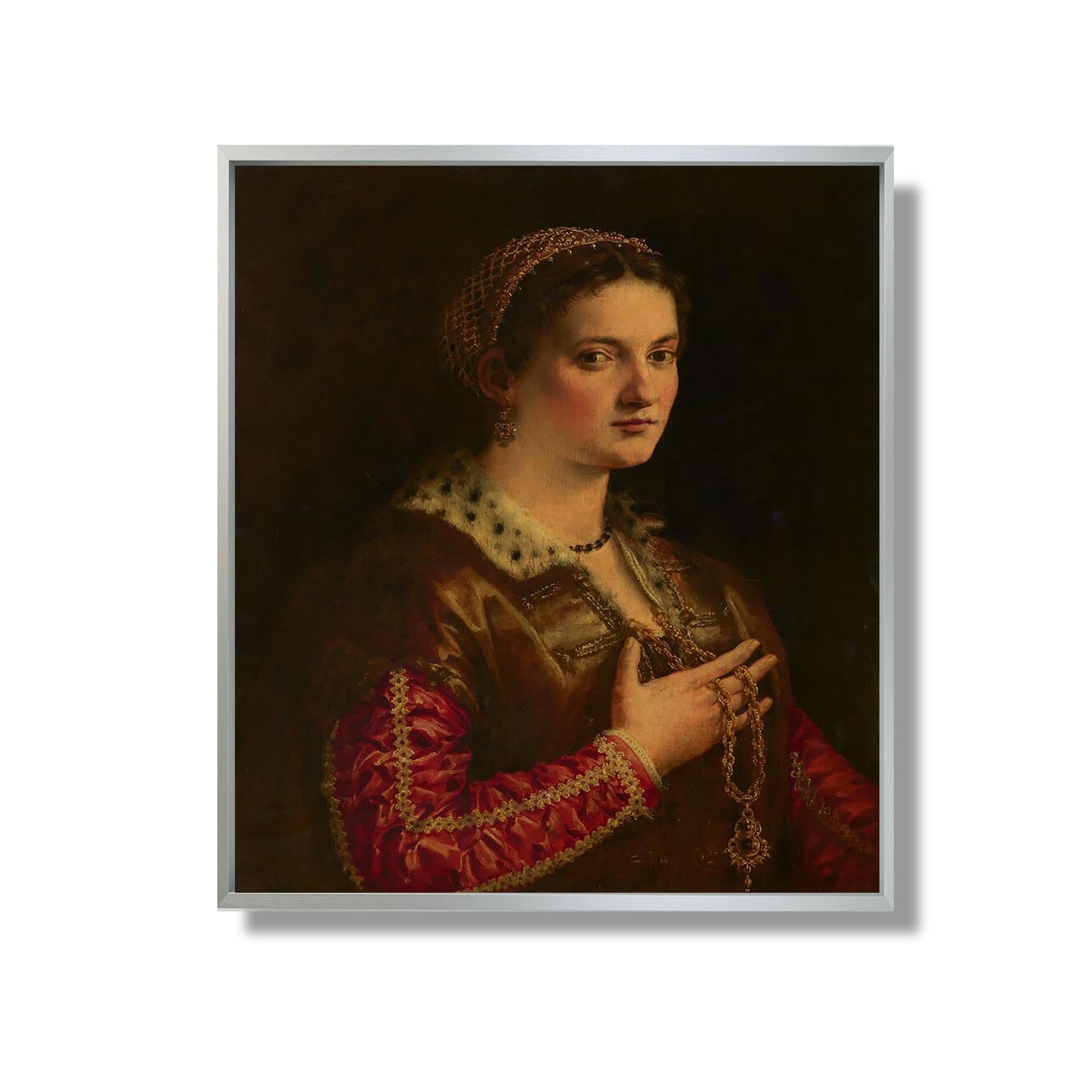 Portrait d'une dame - Francesco Salviati - Reproduction Peinture