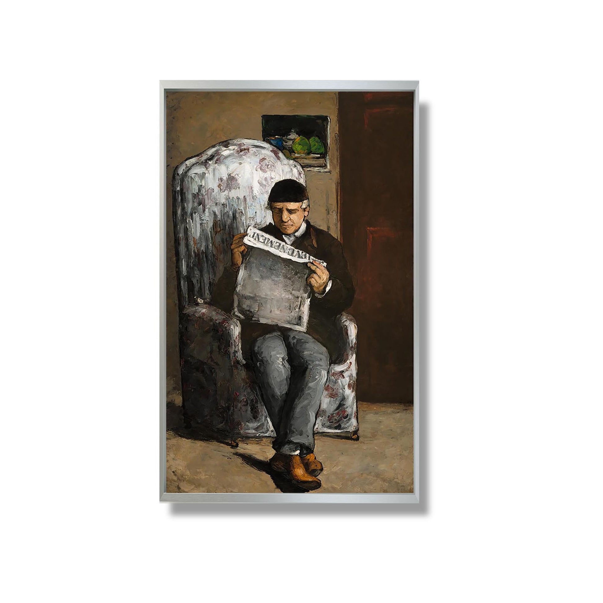 Portrait de M.L.A. - Paul Cézanne - Reproduction Peinture