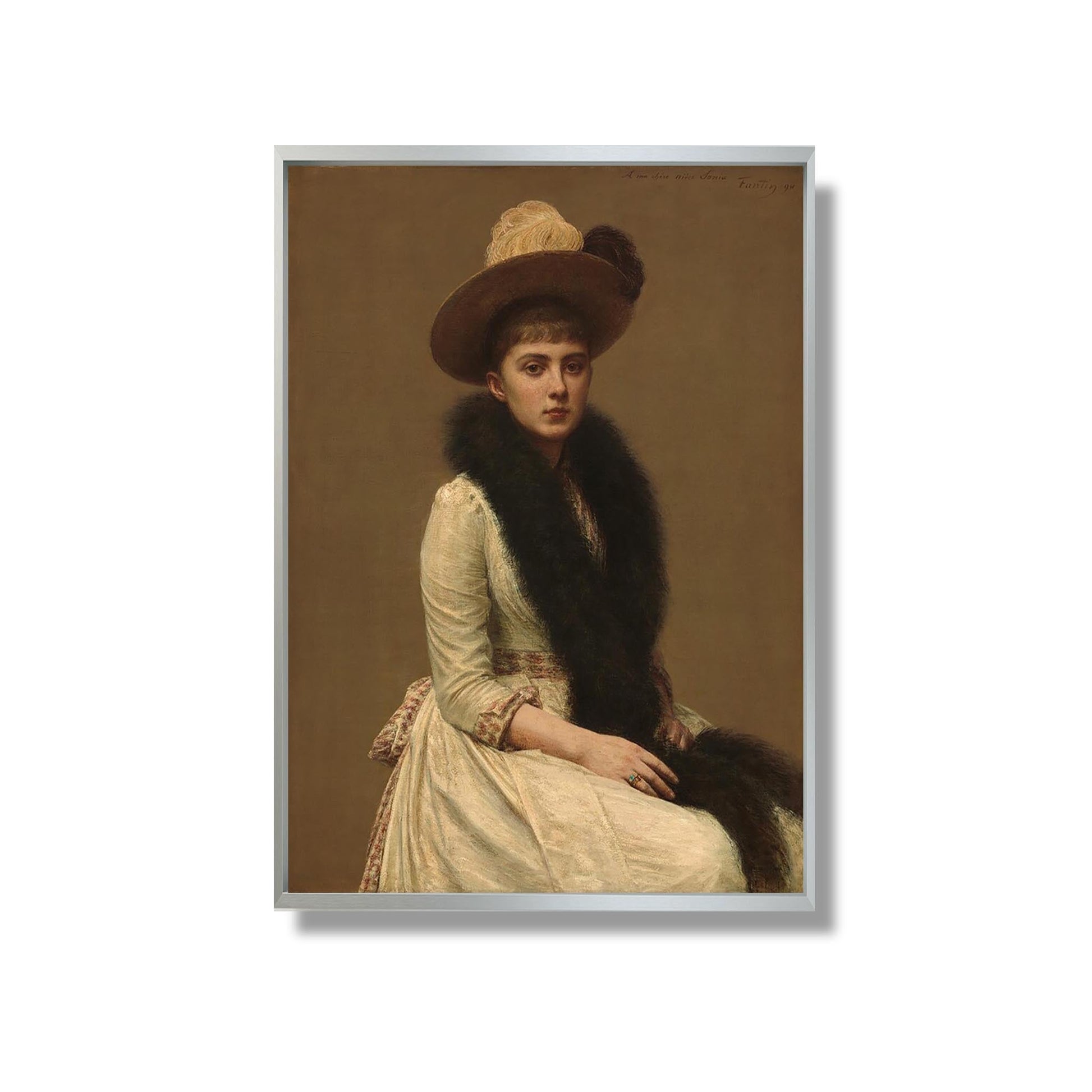 Portrait de Sonia - Henri Fantin-Latour - Reproduction Peinture